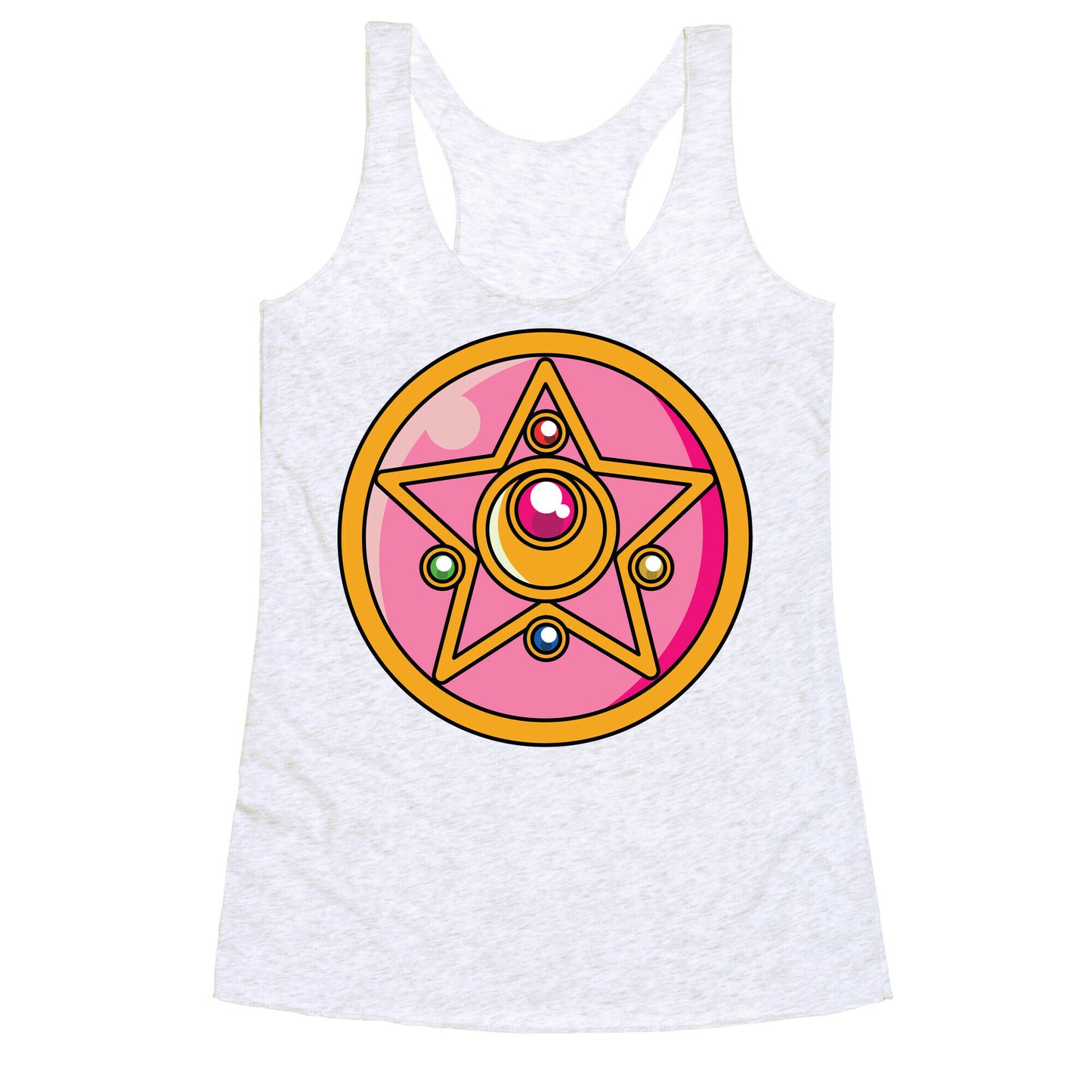 Sailor Moon Crystal Star Brooch Racerback Tank