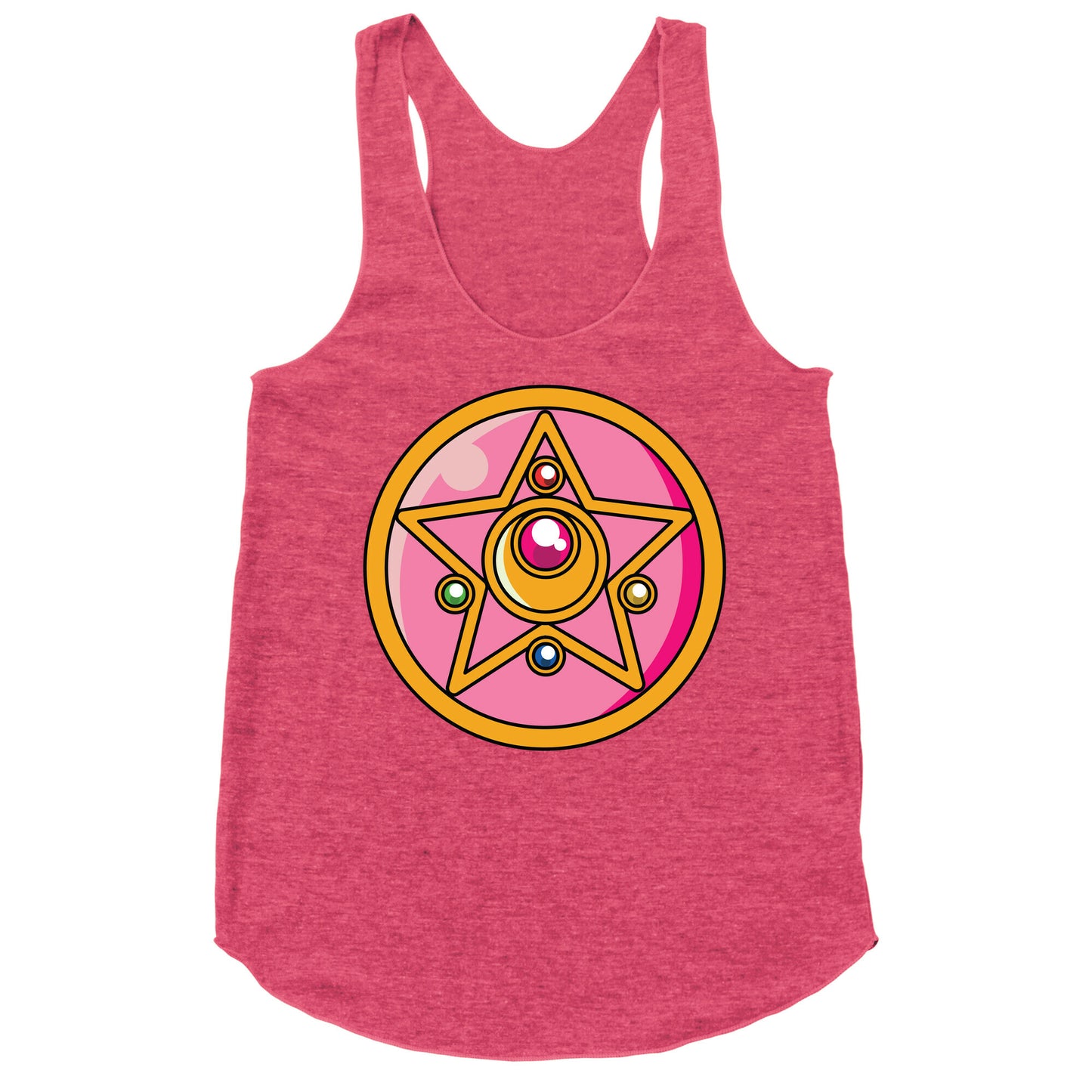 Sailor Moon Crystal Star Brooch Racerback Tank
