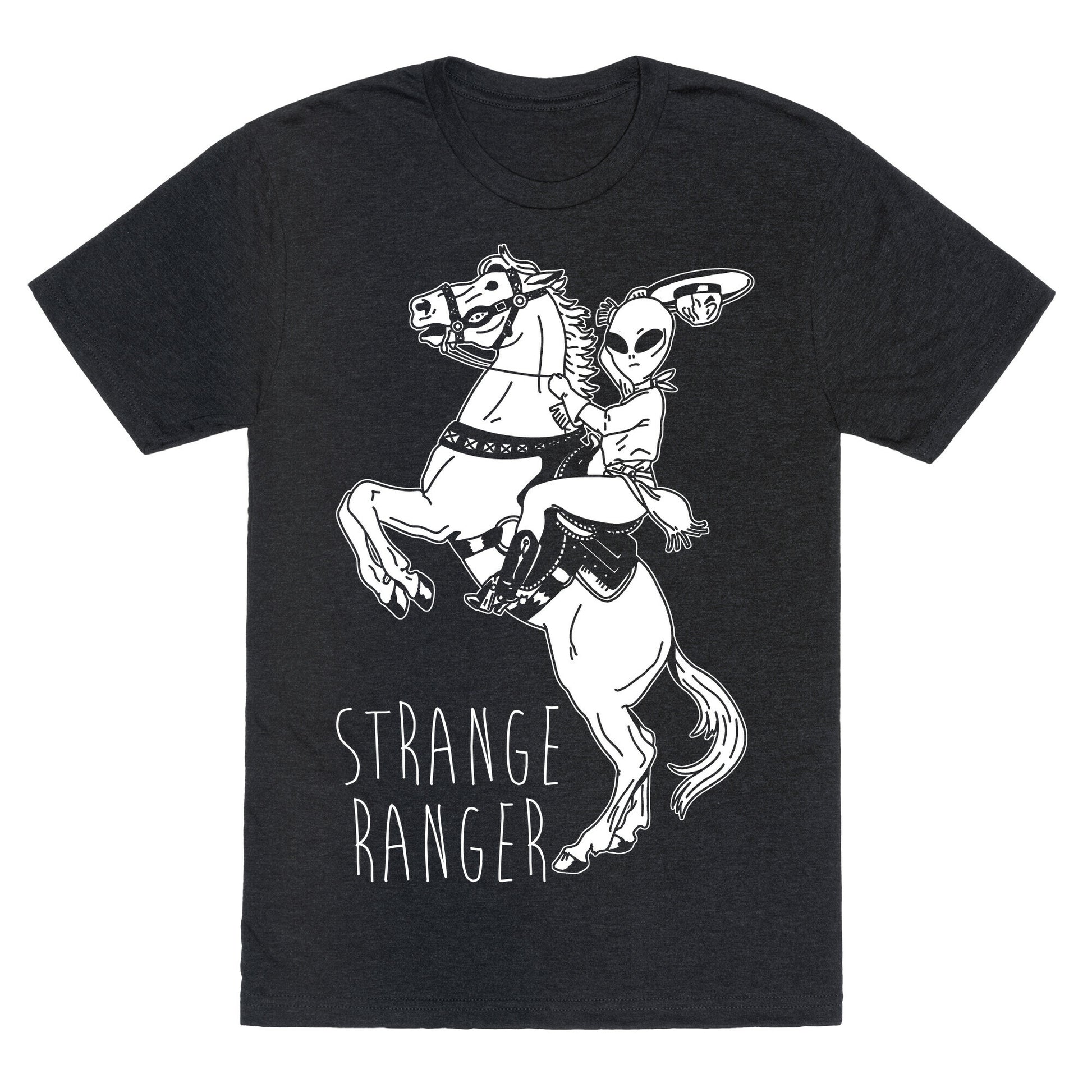 Strange Ranger Cowboy Alien Unisex Triblend Tee
