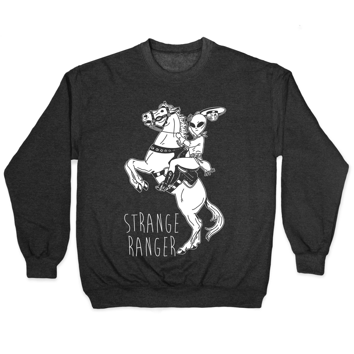 Strange Ranger Cowboy Alien Crewneck Sweatshirt