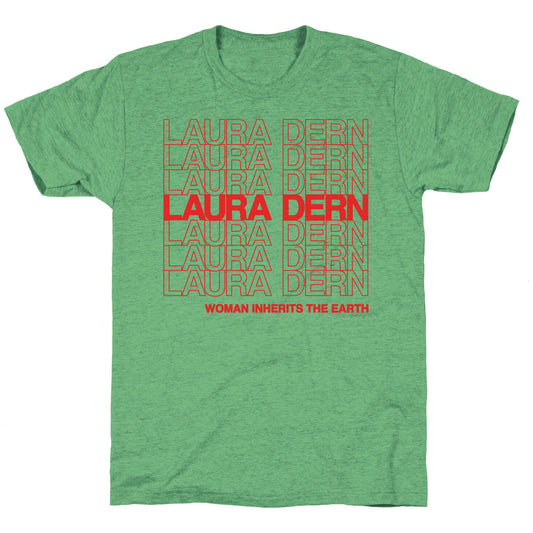Laura Dern Thank You Bag Parody Unisex Triblend Tee