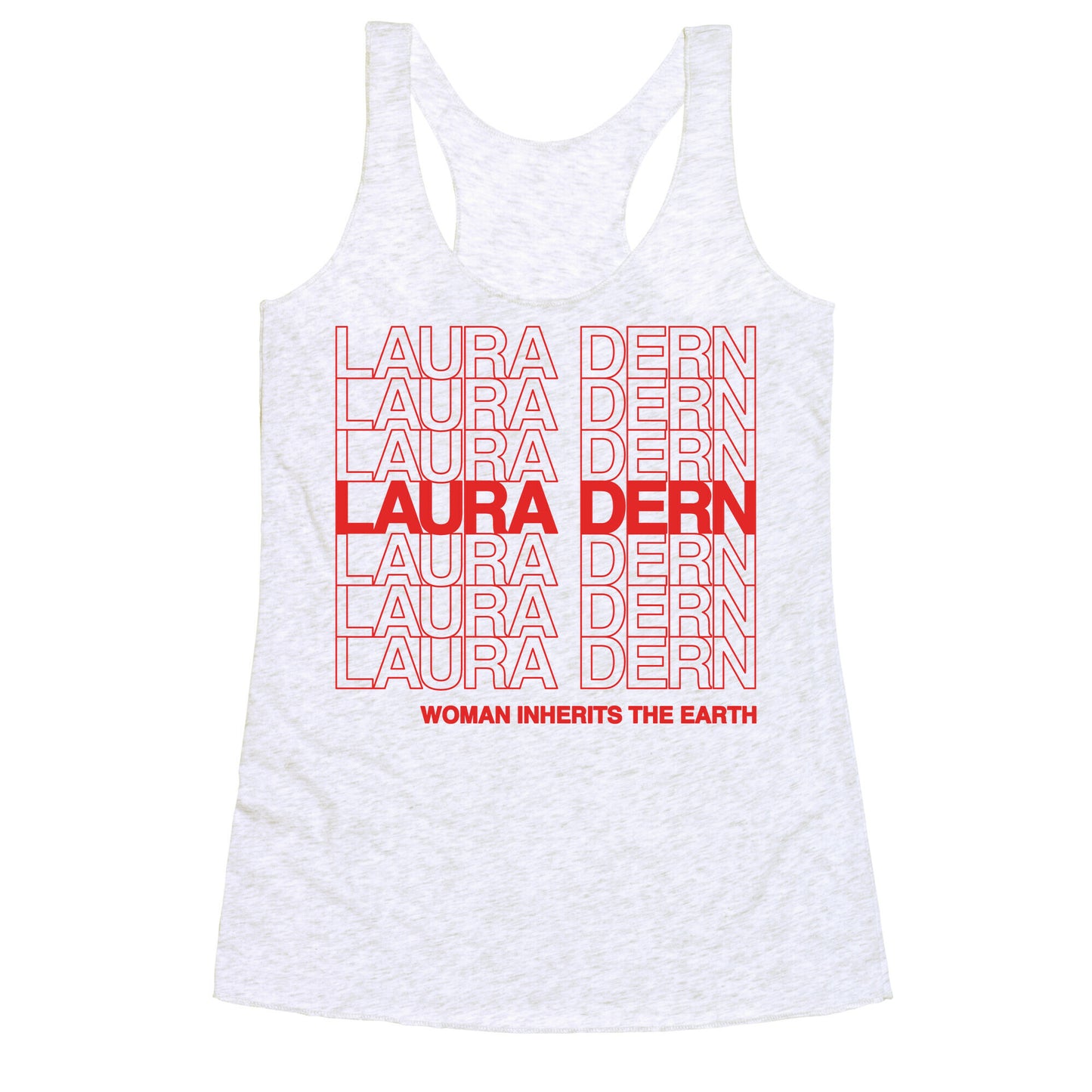 Laura Dern Thank You Bag Parody Racerback Tank