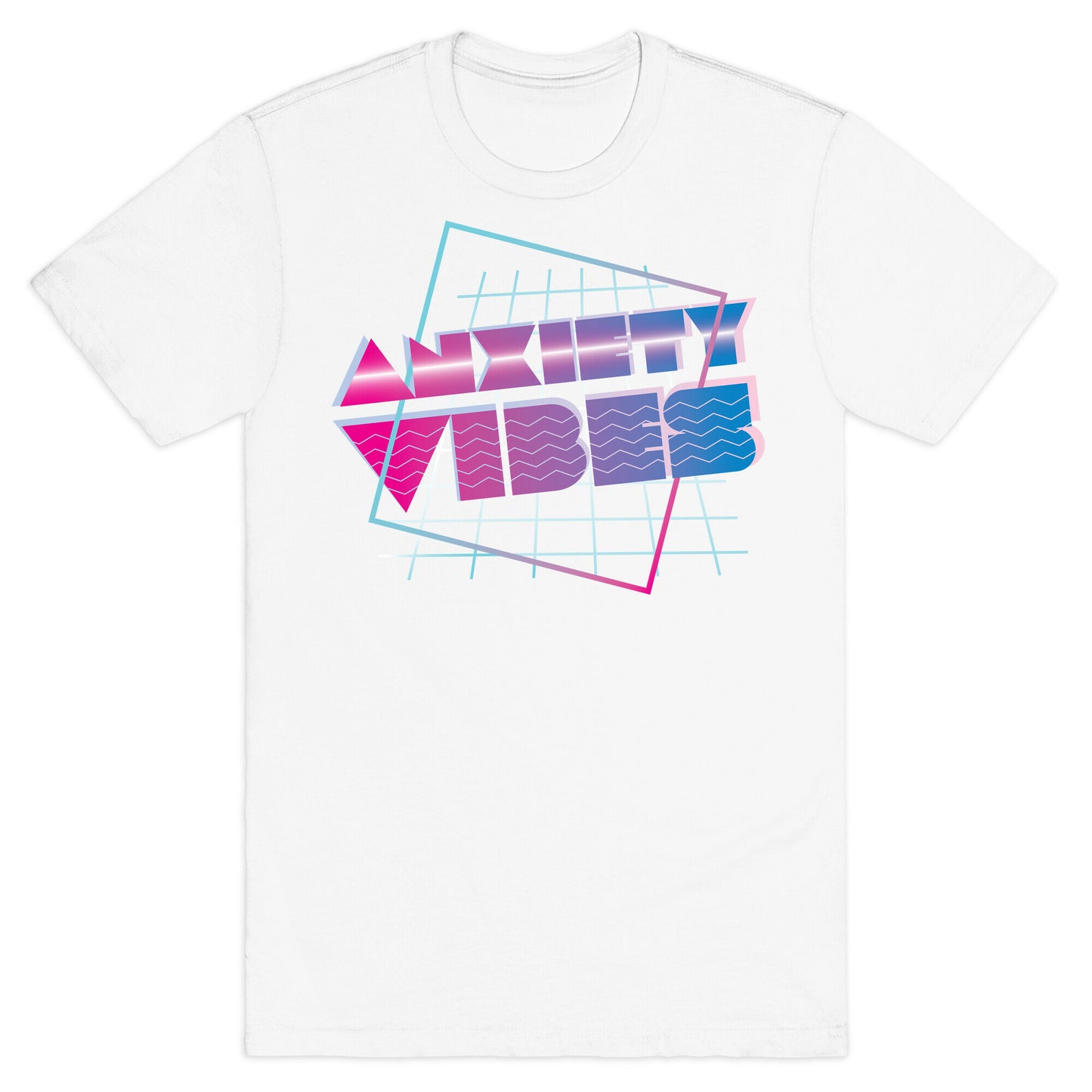 Anxiety Vibes Vaporwave T-Shirt