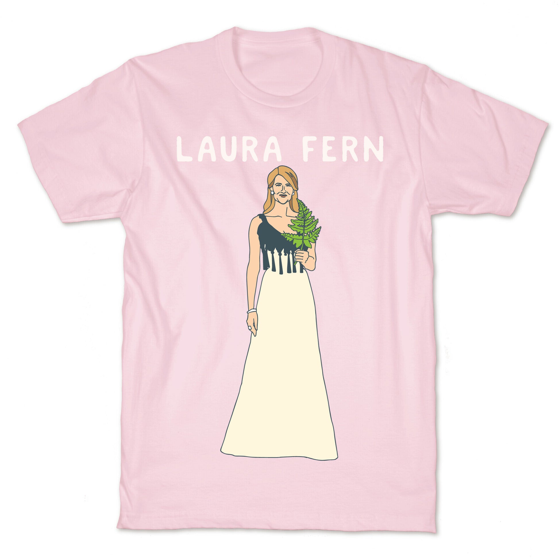 Laura Fern Parody White Print T-Shirt