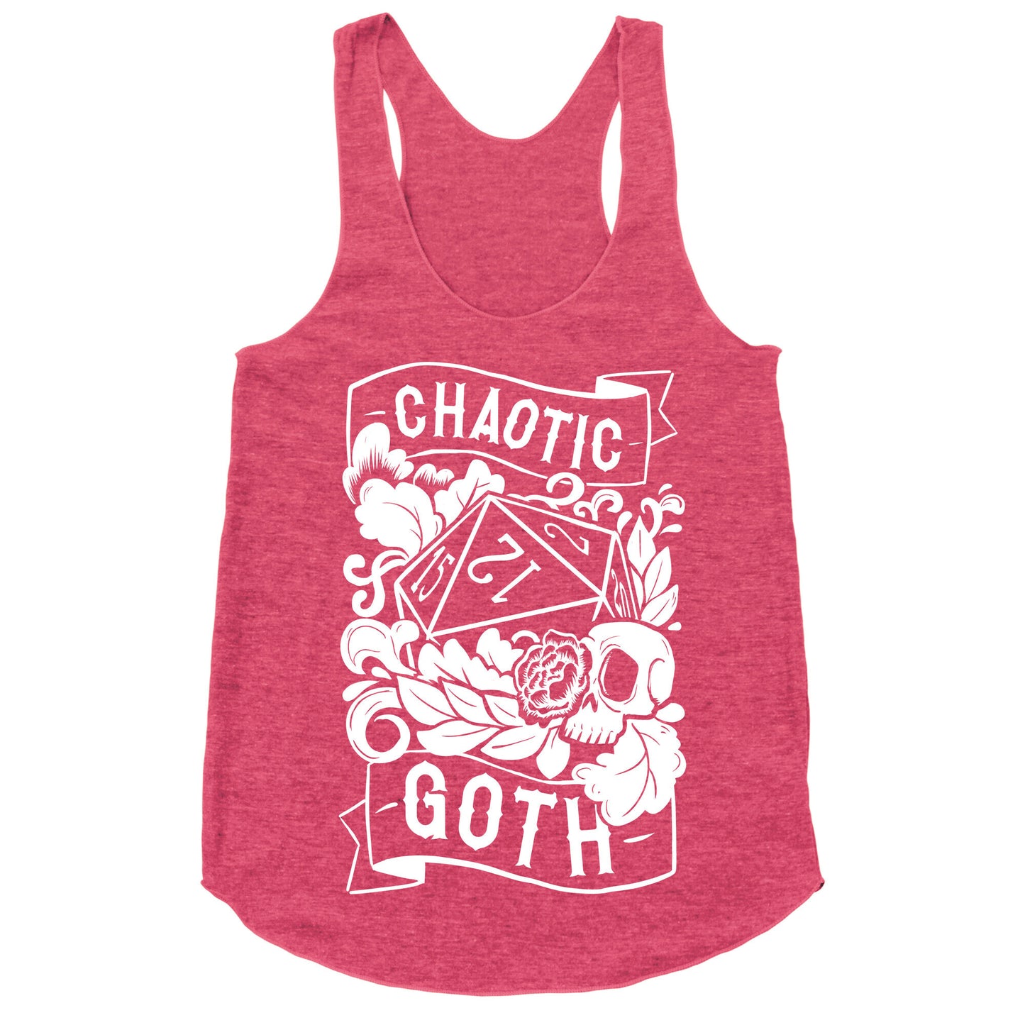 Chaotic Goth Racerback Tank