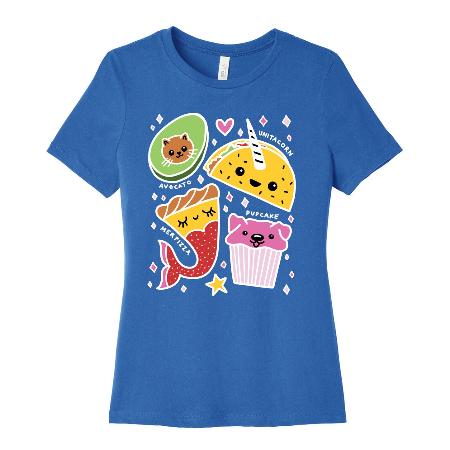 Cute Food Mashups Women's Cotton Tee