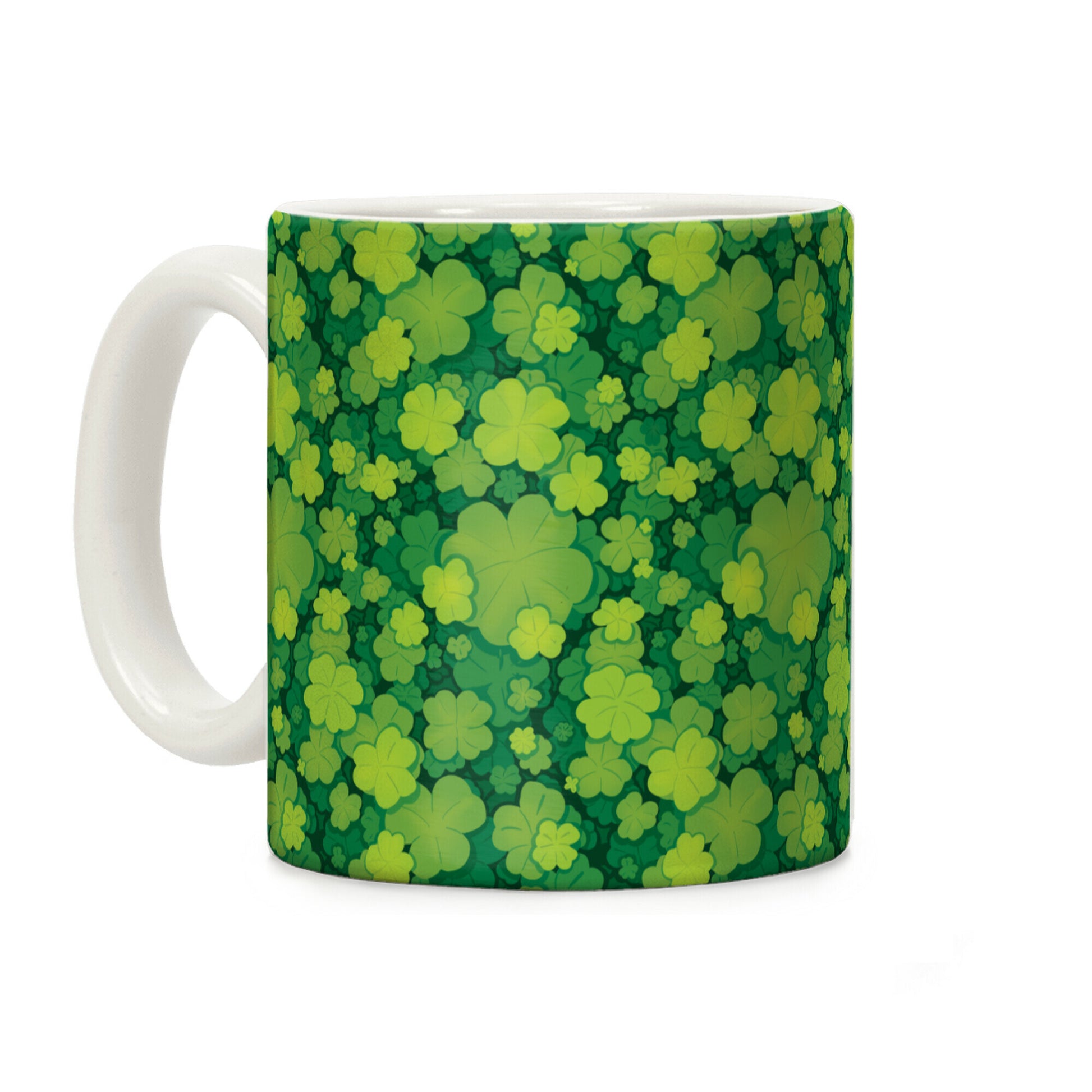 Clover Patch Pattern Coffee Mug