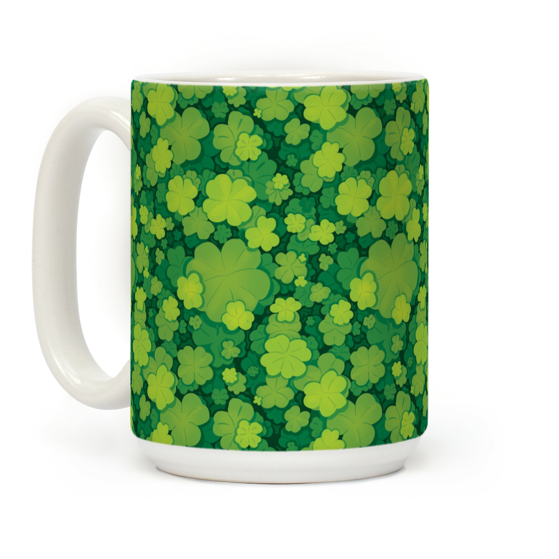 Clover Patch Pattern Coffee Mug