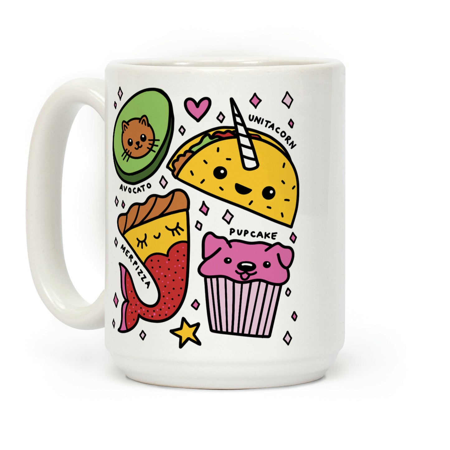 Cute Food Mashups Coffee Mug