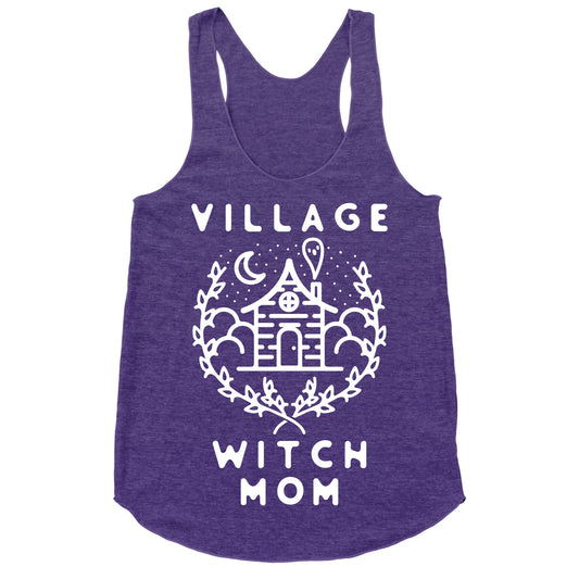 Village Witch Mom Racerback Tank