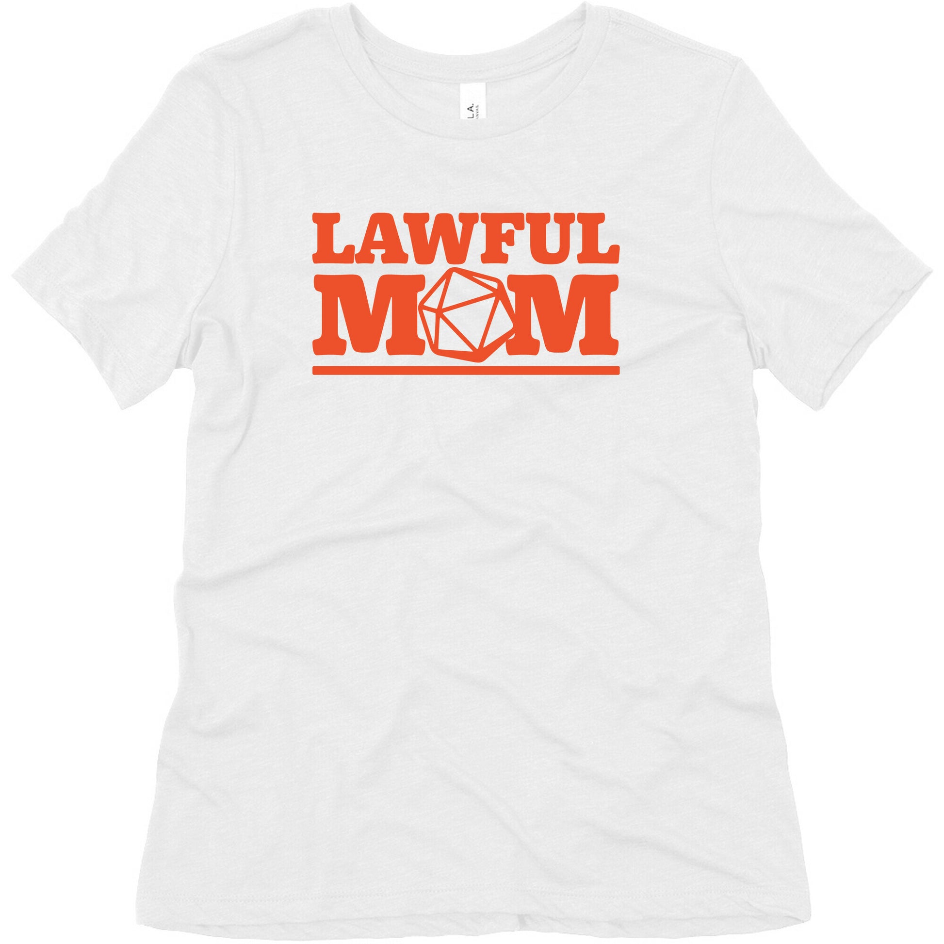 Lawful Mom White Print Women's Triblend Tee