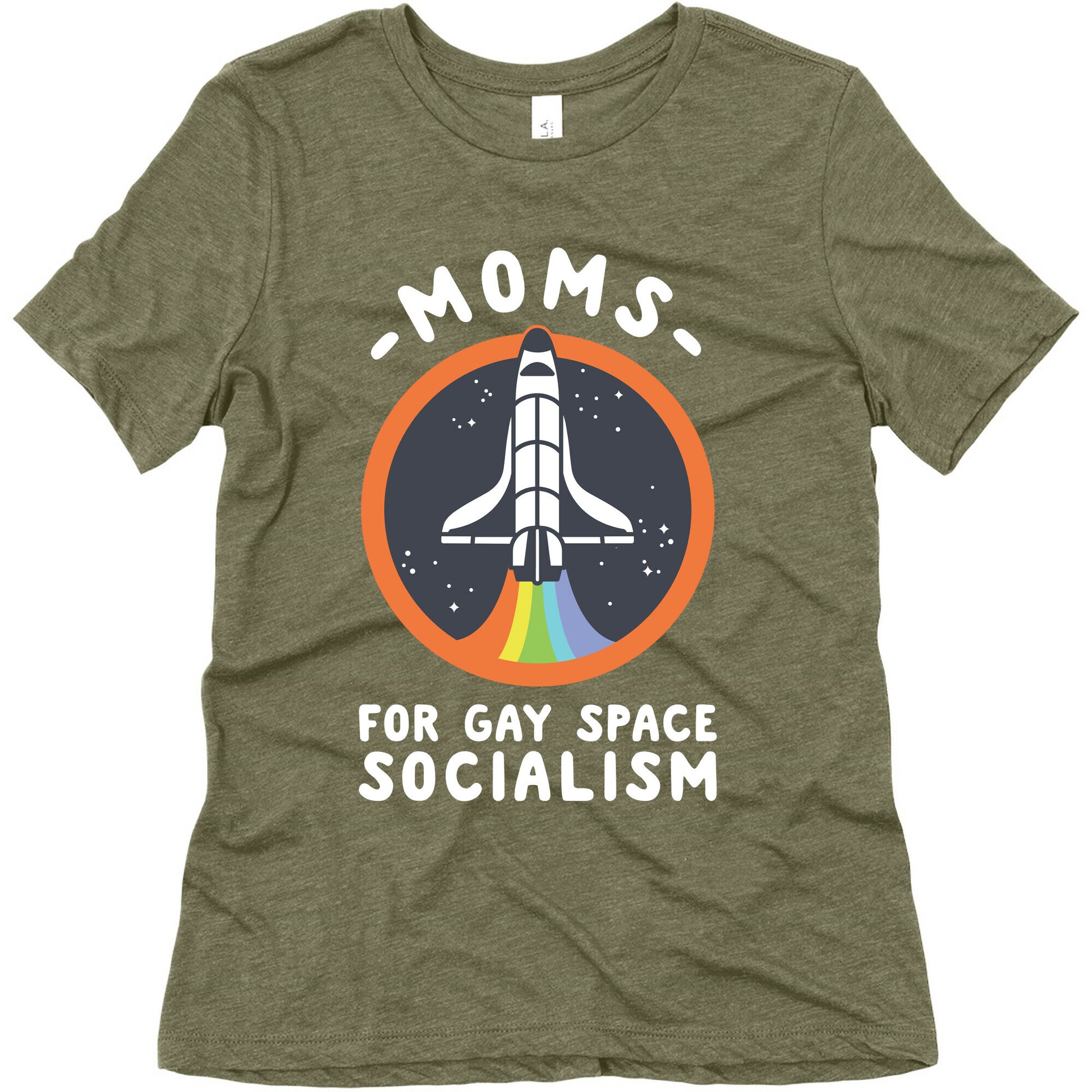 Moms For Gay Space Socialism Women's Triblend Tee