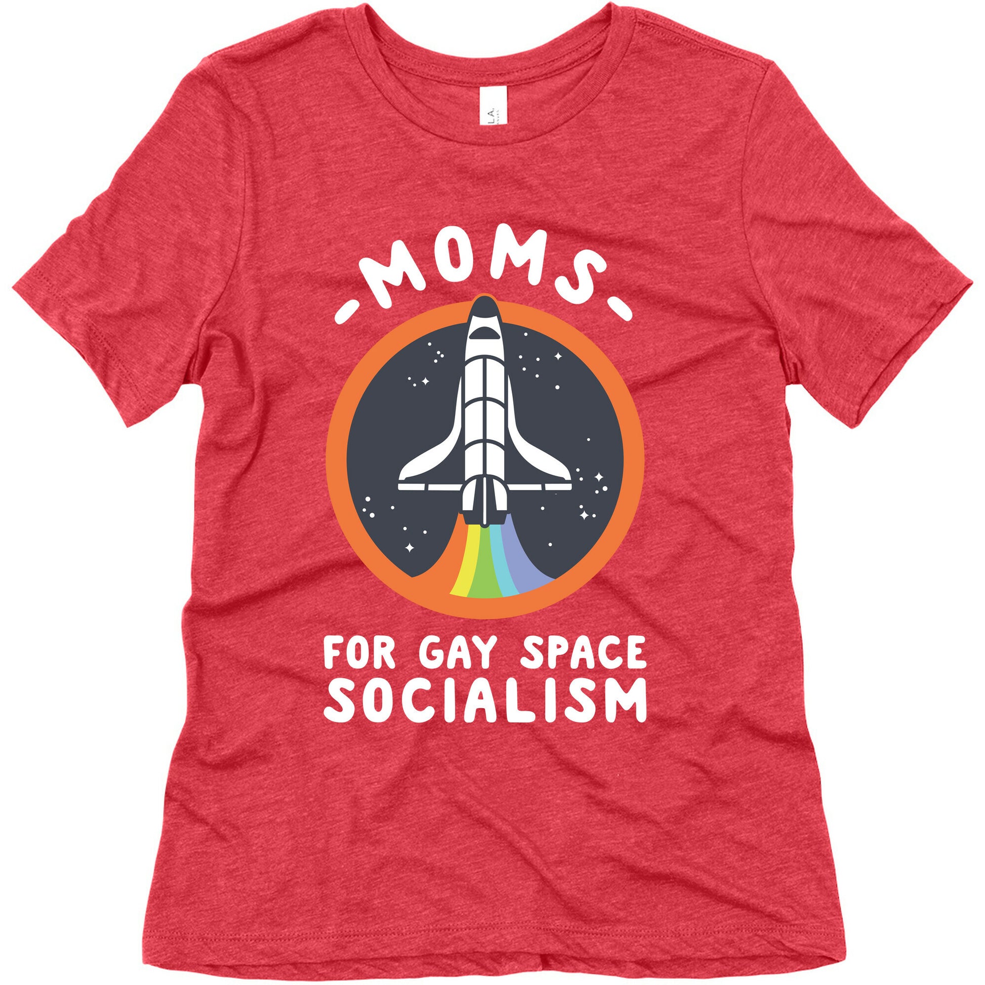 Moms For Gay Space Socialism Women's Triblend Tee
