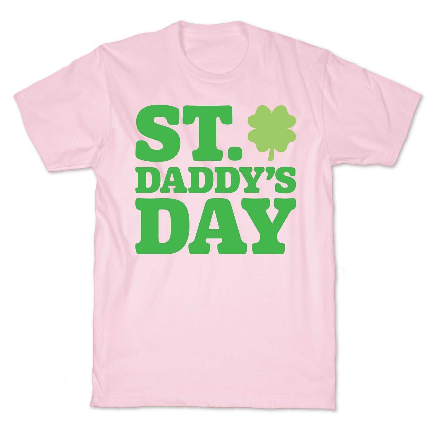St. Daddy's Day White Print T-Shirt