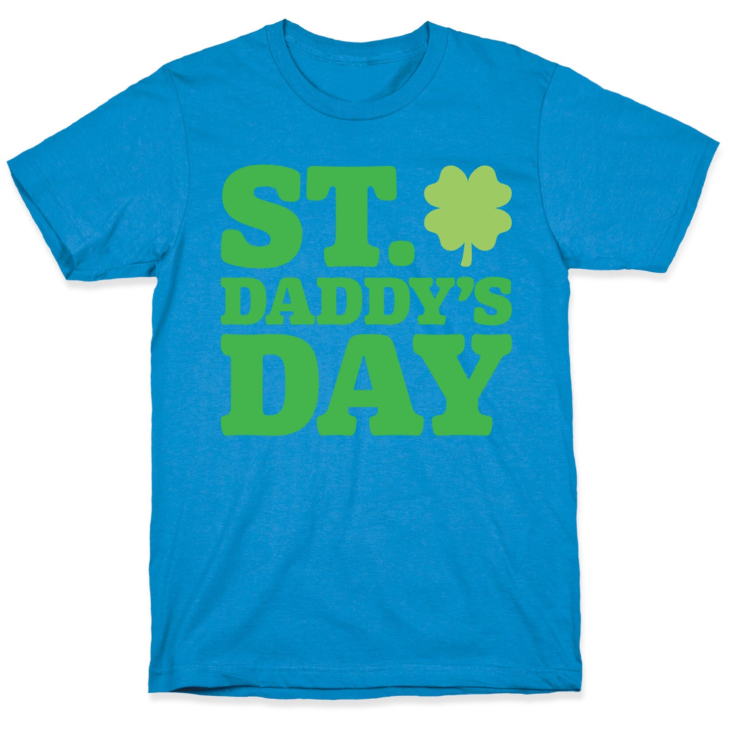 St. Daddy's Day White Print T-Shirt