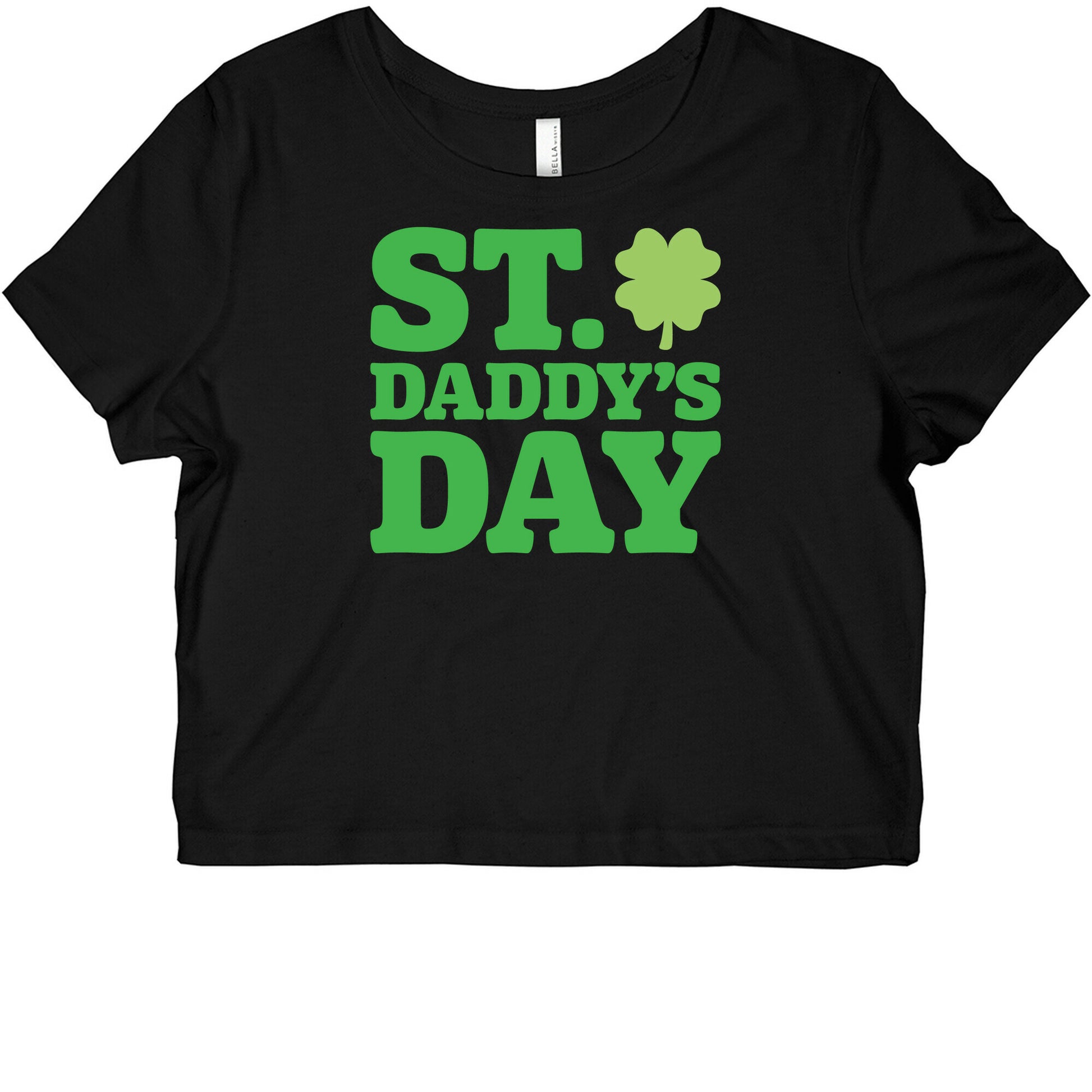 St. Daddy's Day White Print Graphic Baby Tee
