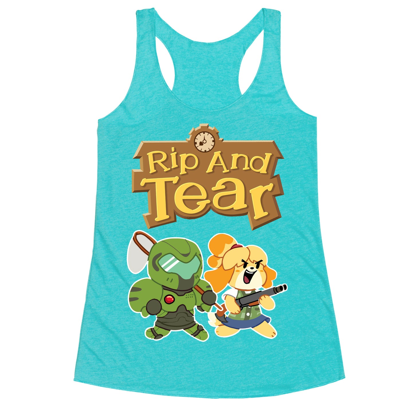 Rip And Tear Racerback Tank