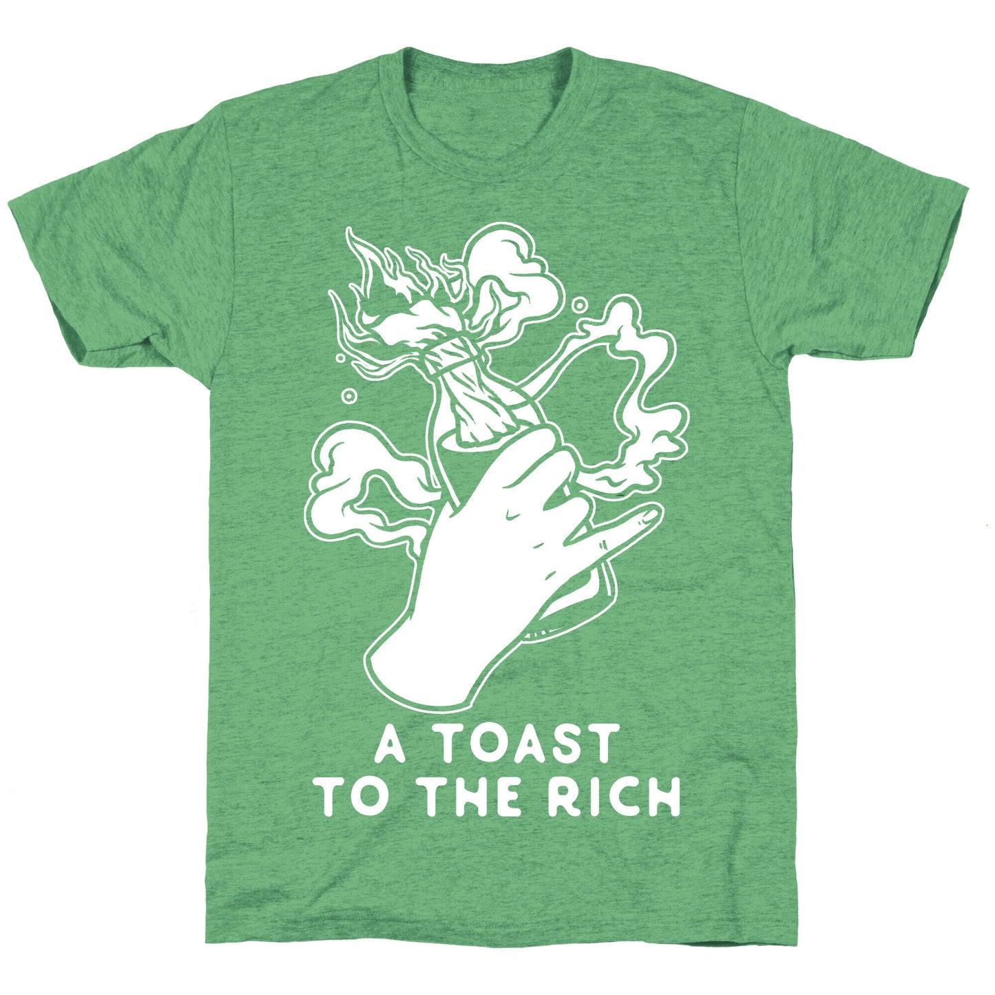 A Toast To The Rich Unisex Triblend Tee