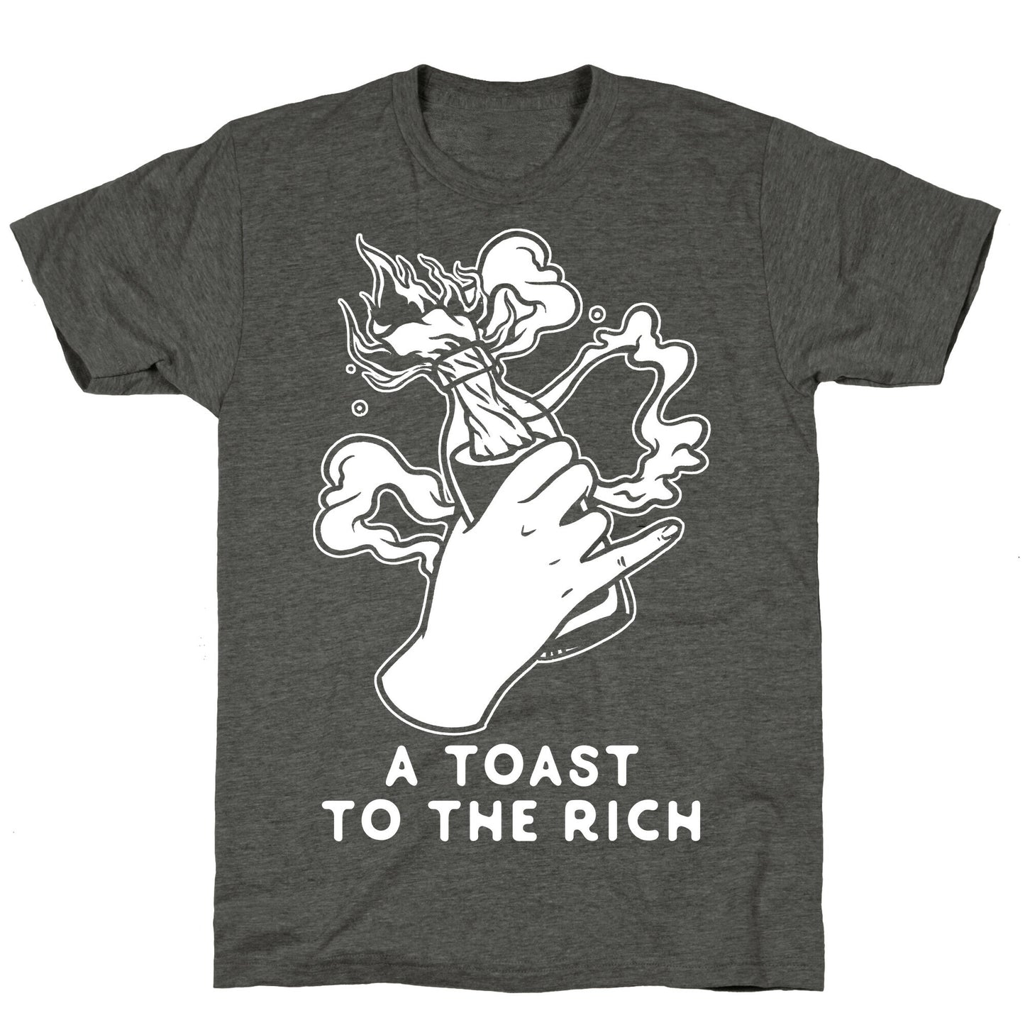 A Toast To The Rich Unisex Triblend Tee