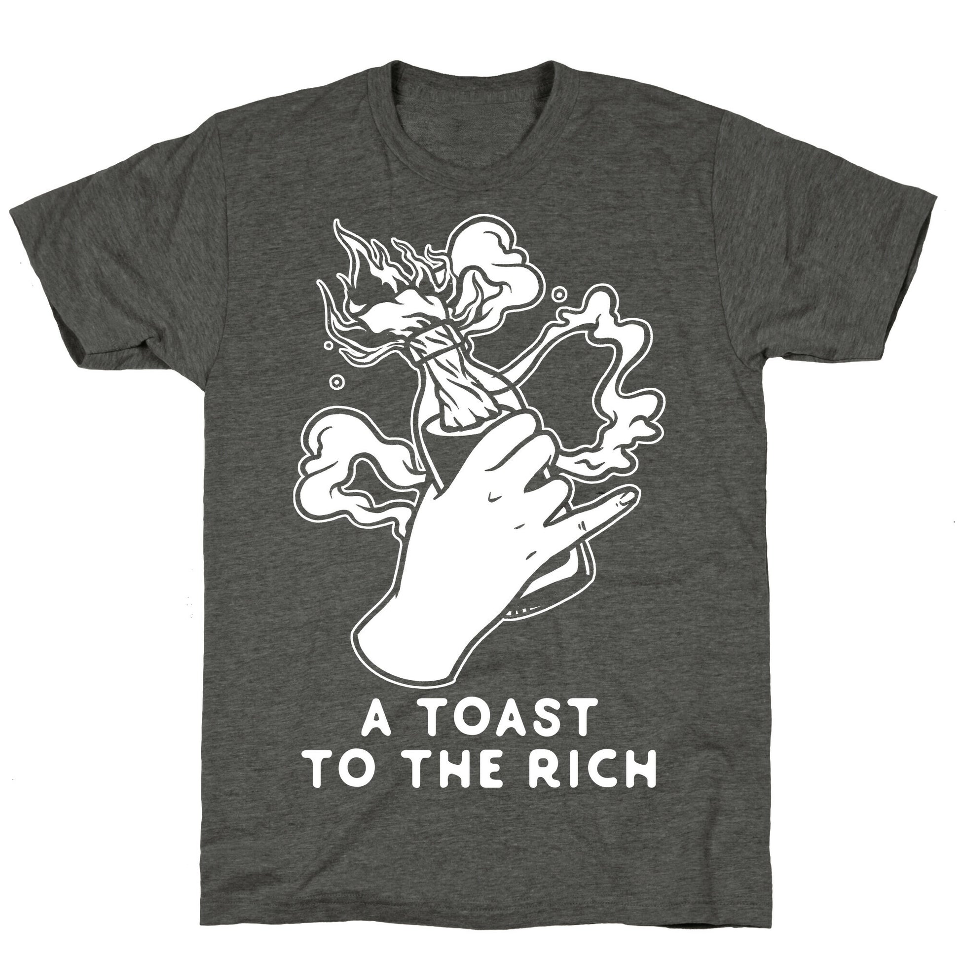 A Toast To The Rich Unisex Triblend Tee