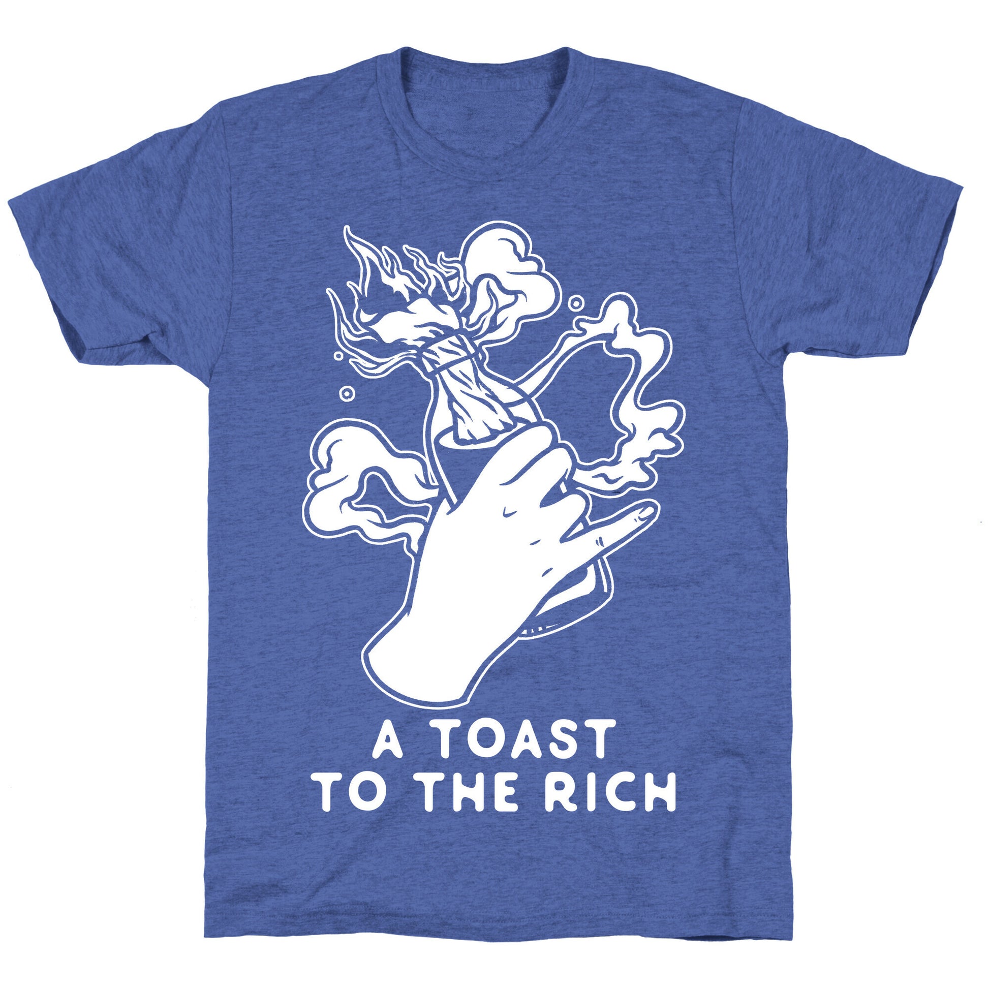 A Toast To The Rich Unisex Triblend Tee
