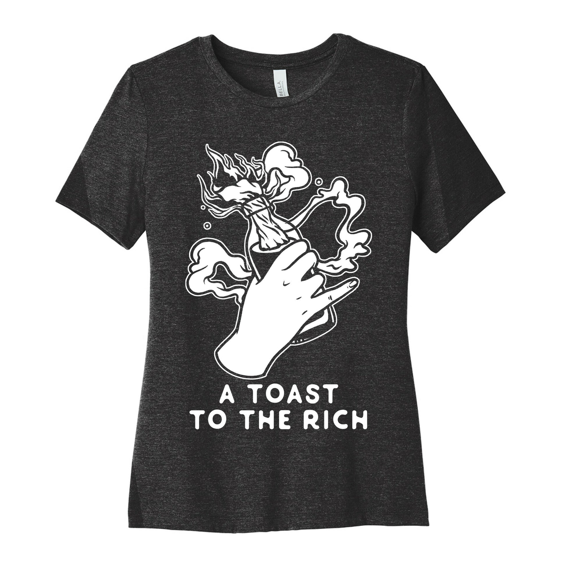A Toast To The Rich Women's Cotton Tee