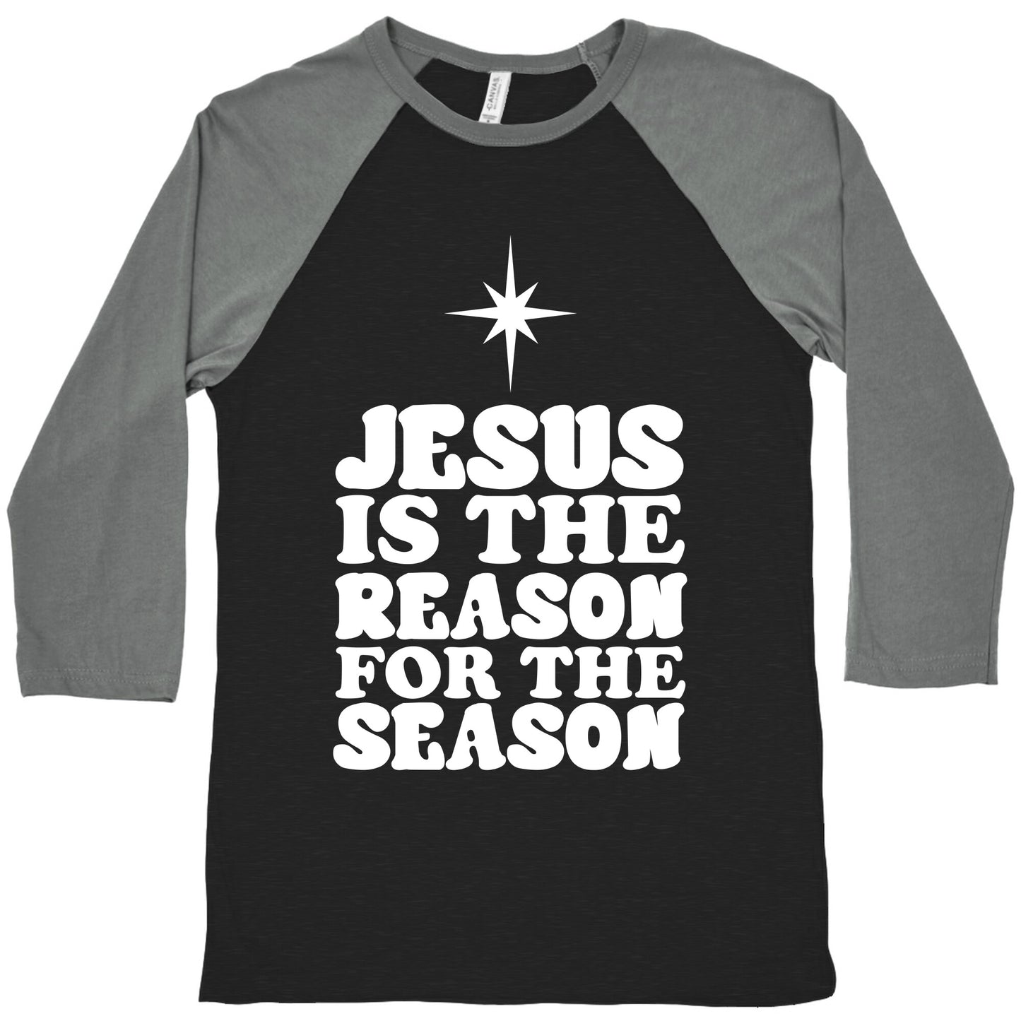 Jesus Is The Reason For The Season Baseball Tee