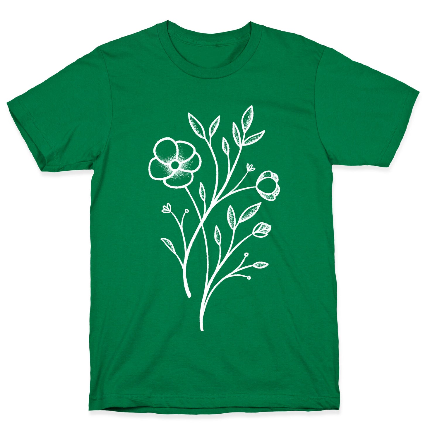 Wildflower Stippled Tattoo T-Shirt