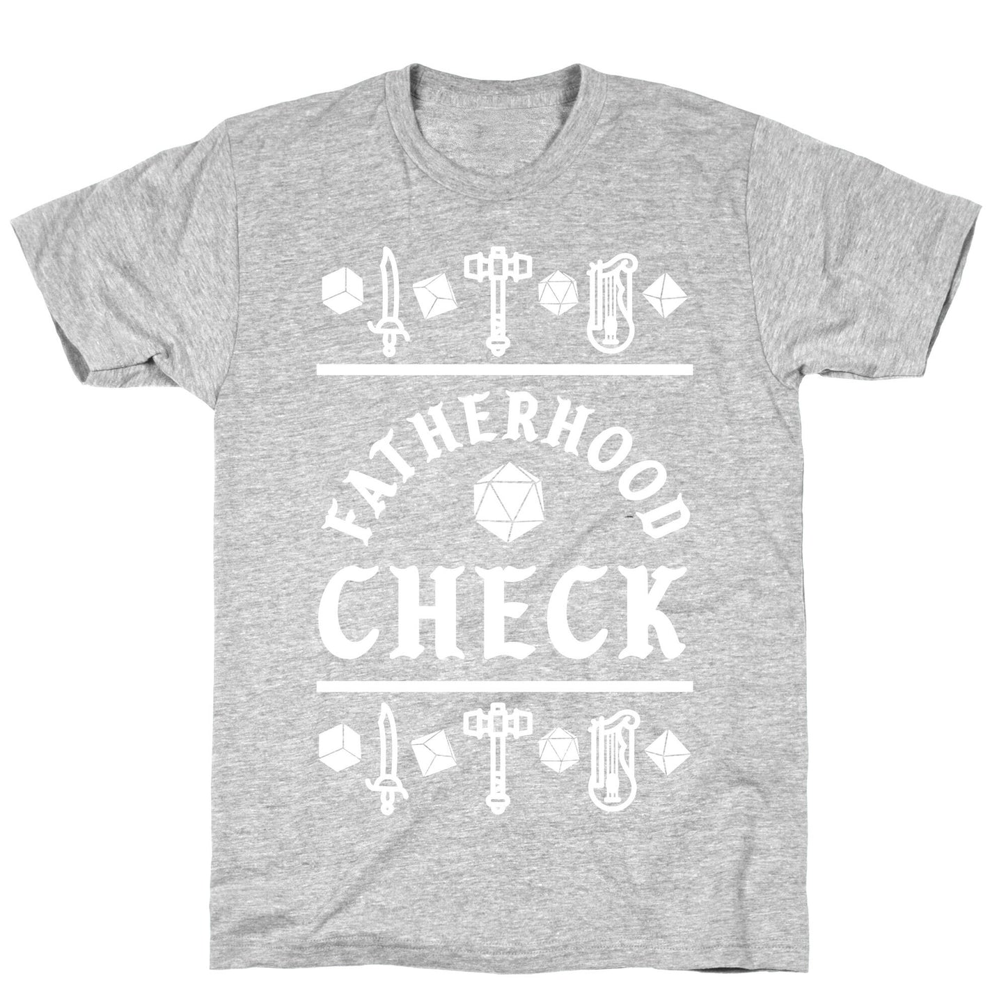 Fatherhood Check T-Shirt