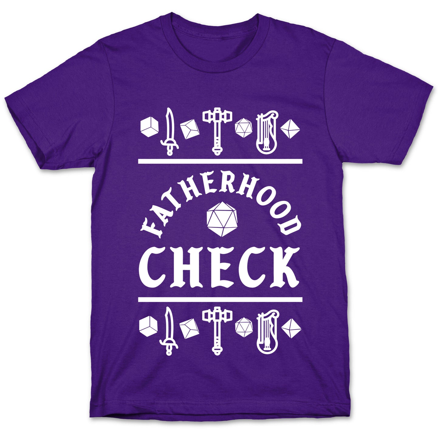 Fatherhood Check T-Shirt