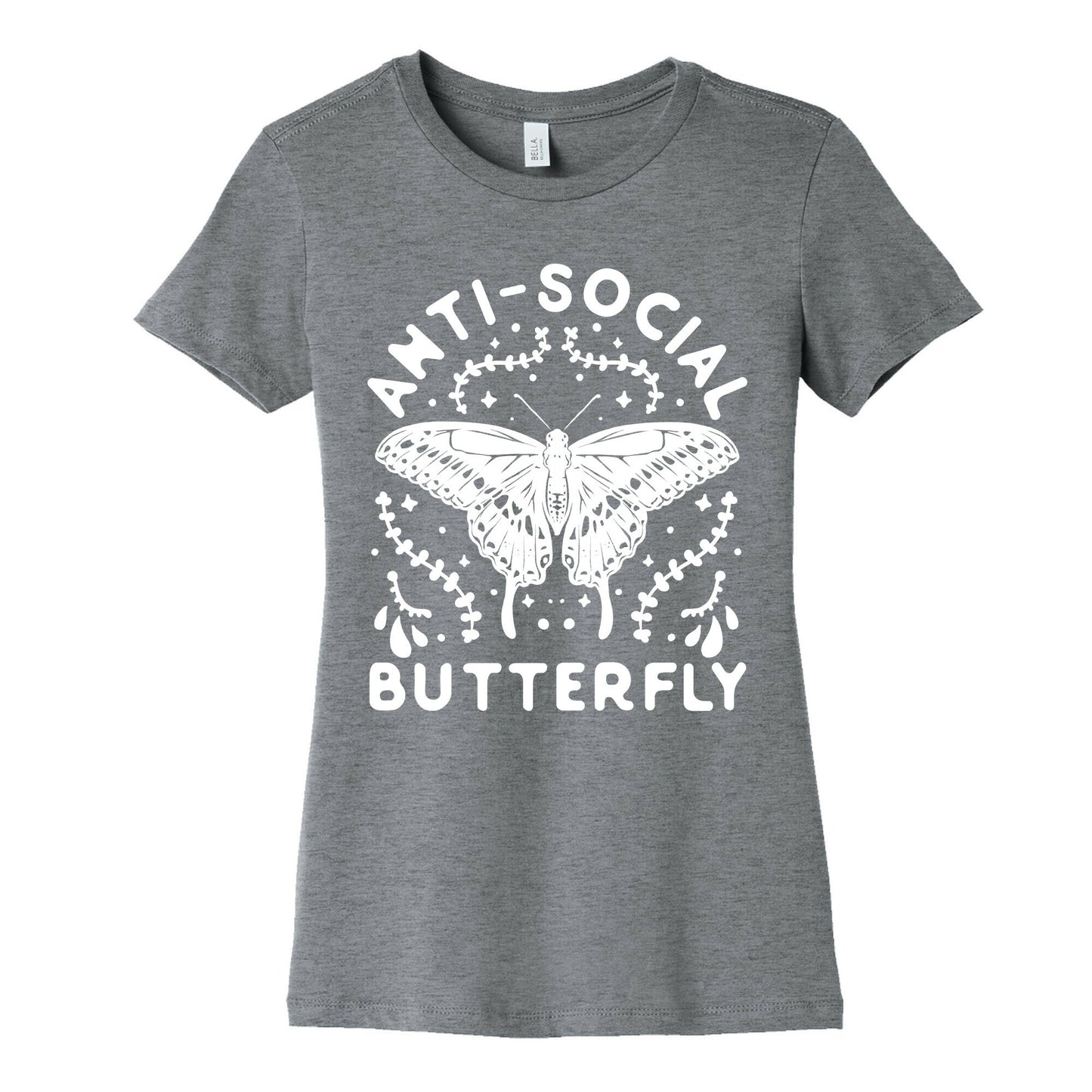 Anti-Social Butterfly Women's Cotton Tee