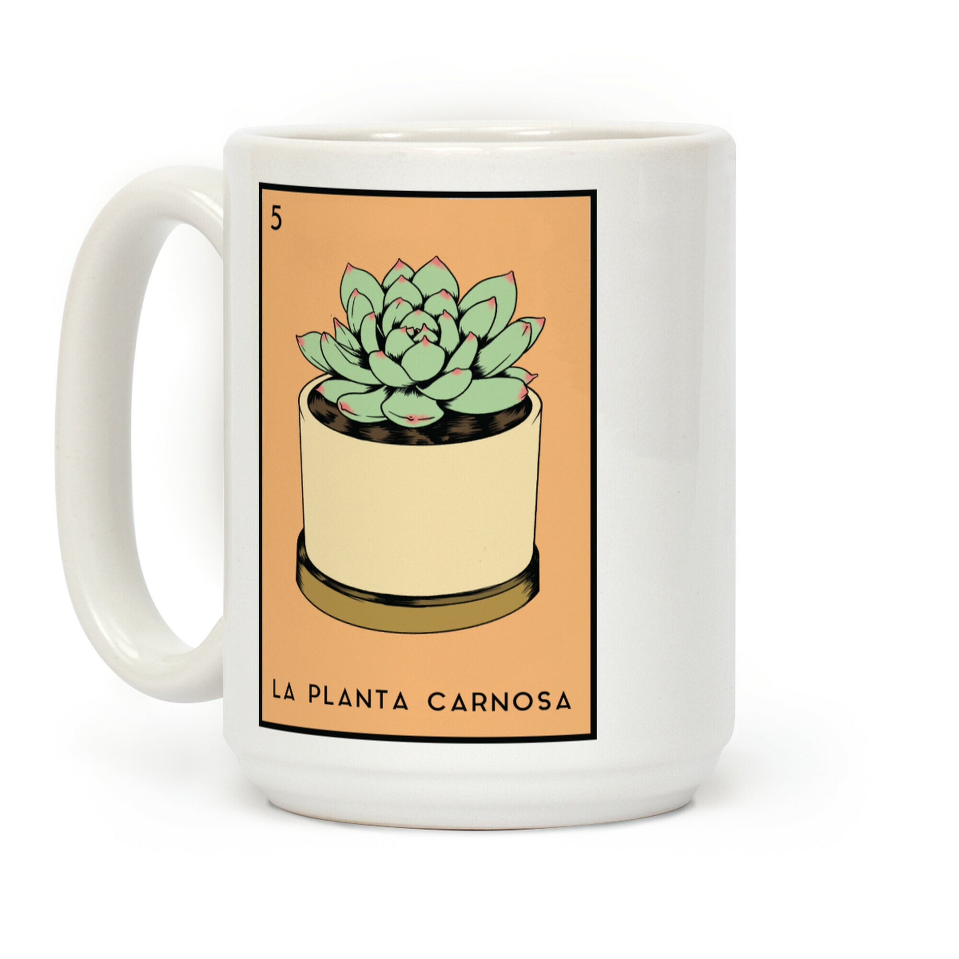 La Planta Carnosa Succulent Loteria Coffee Mug