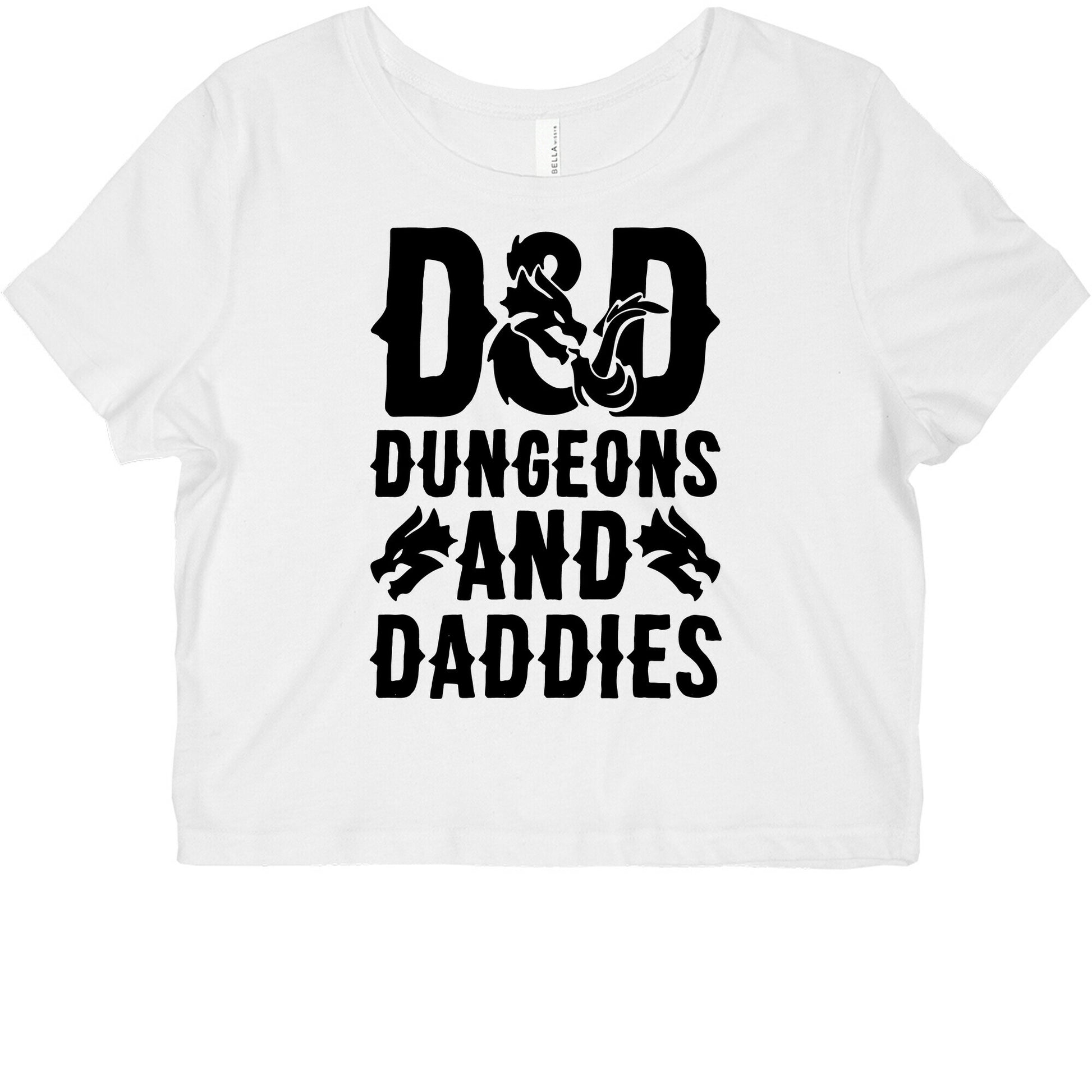 Dungeons and Daddies Parody Graphic Baby Tee