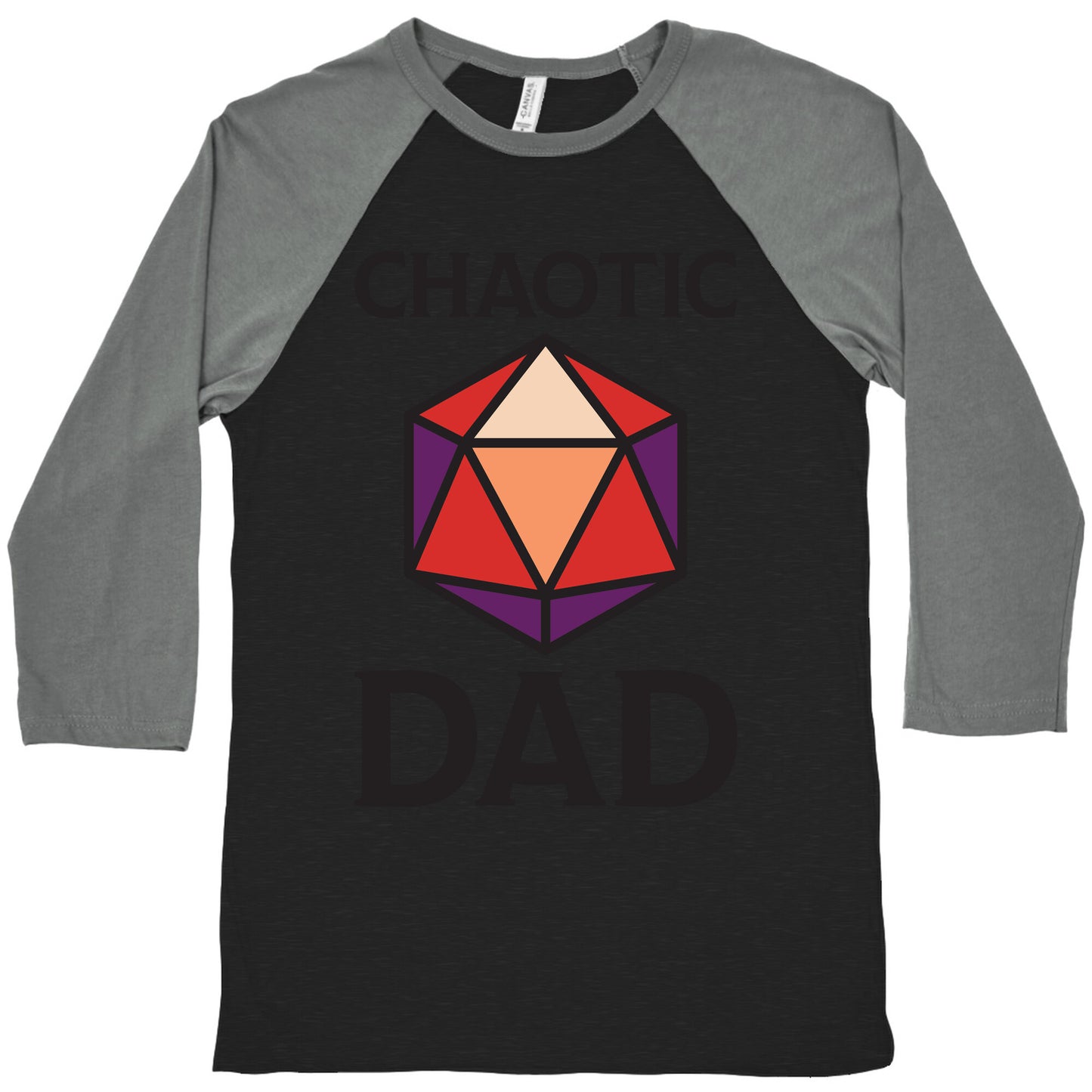 Chaotic Dad Baseball Tee