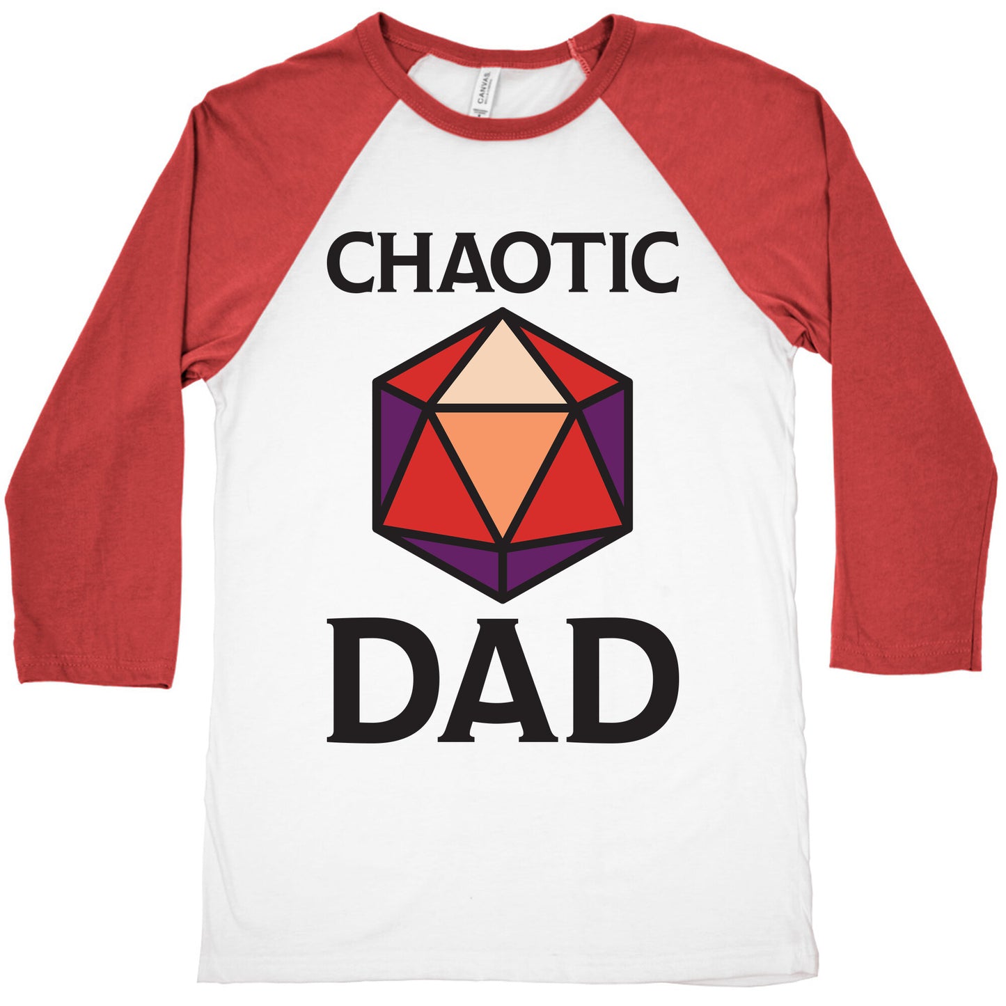 Chaotic Dad Baseball Tee