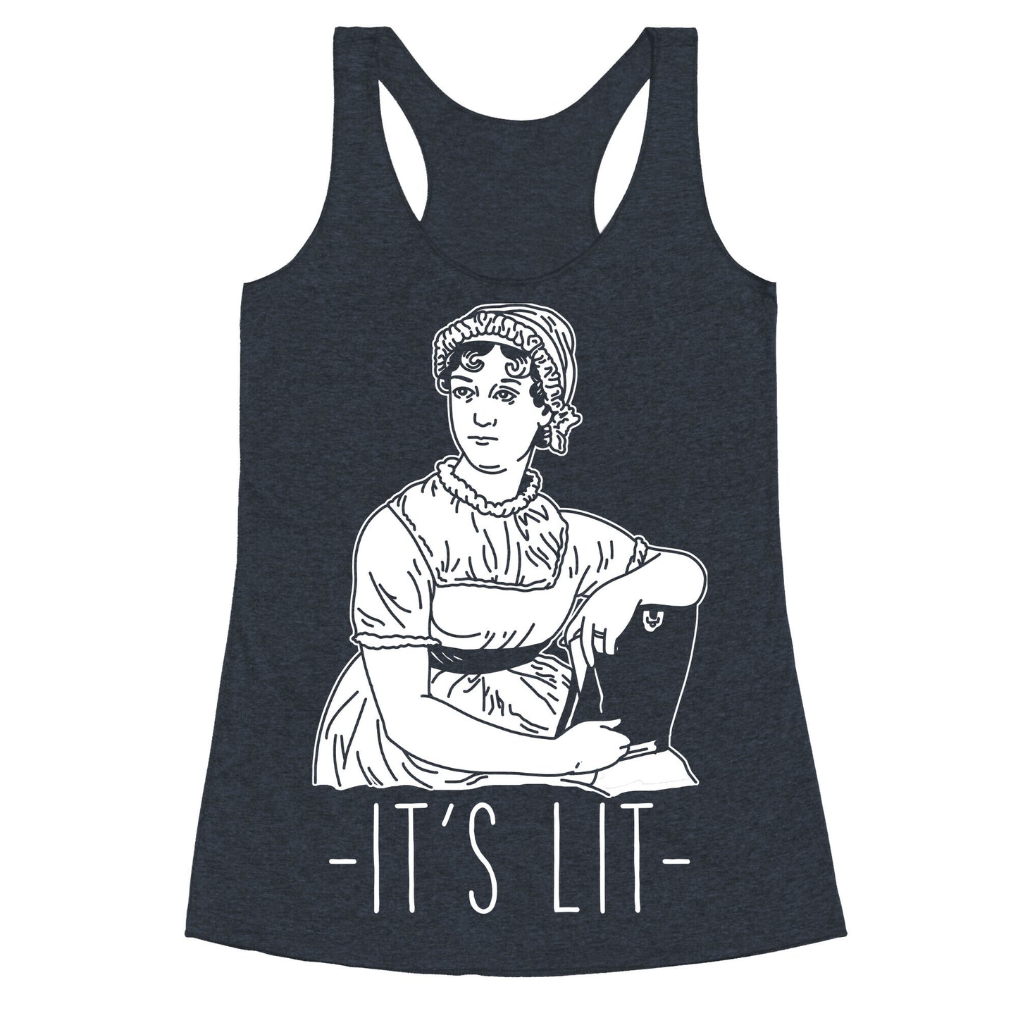 It's Lit Jane Austen Racerback Tank