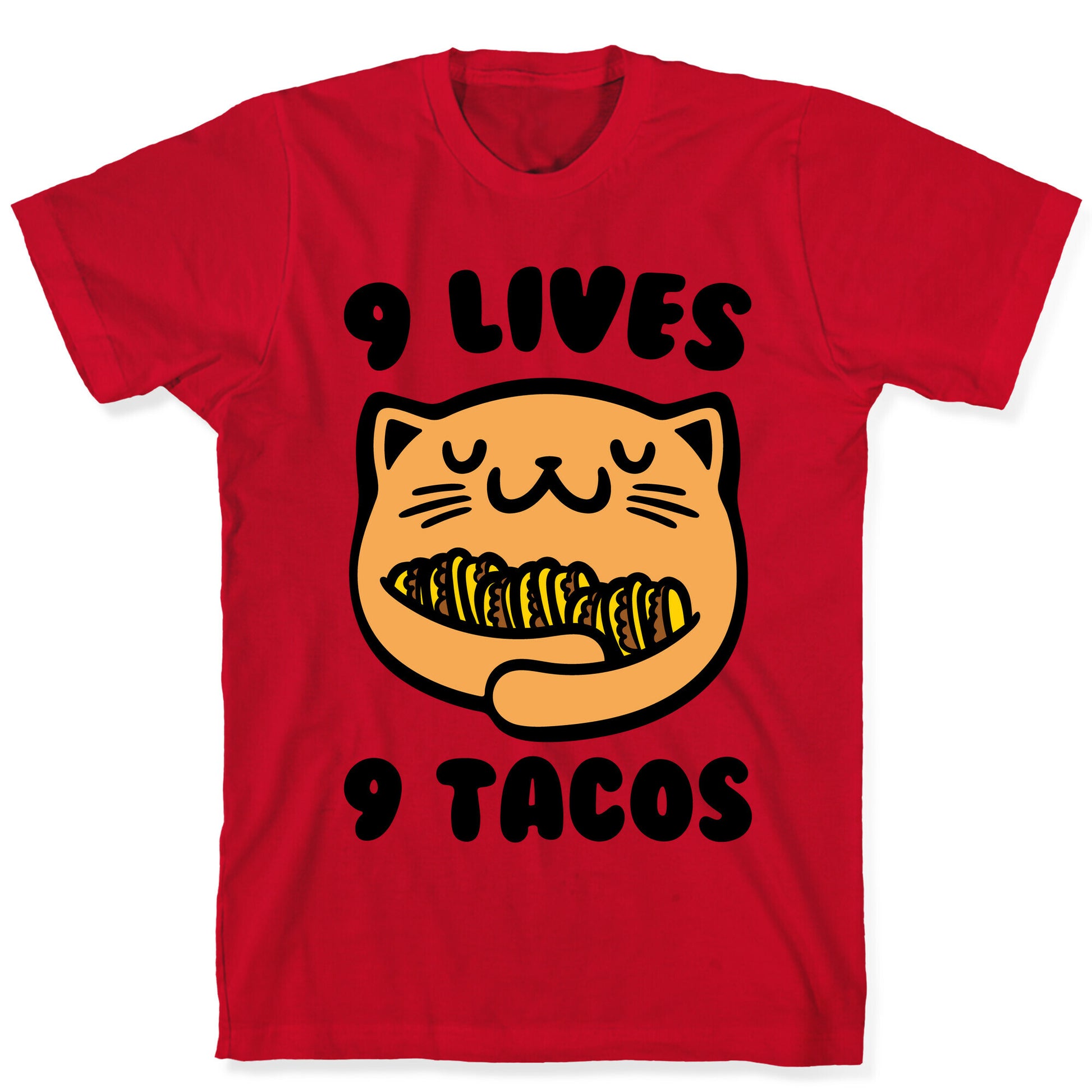 9 Lives 9 Tacos T-Shirt