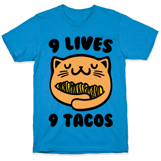 9 Lives 9 Tacos T-Shirt