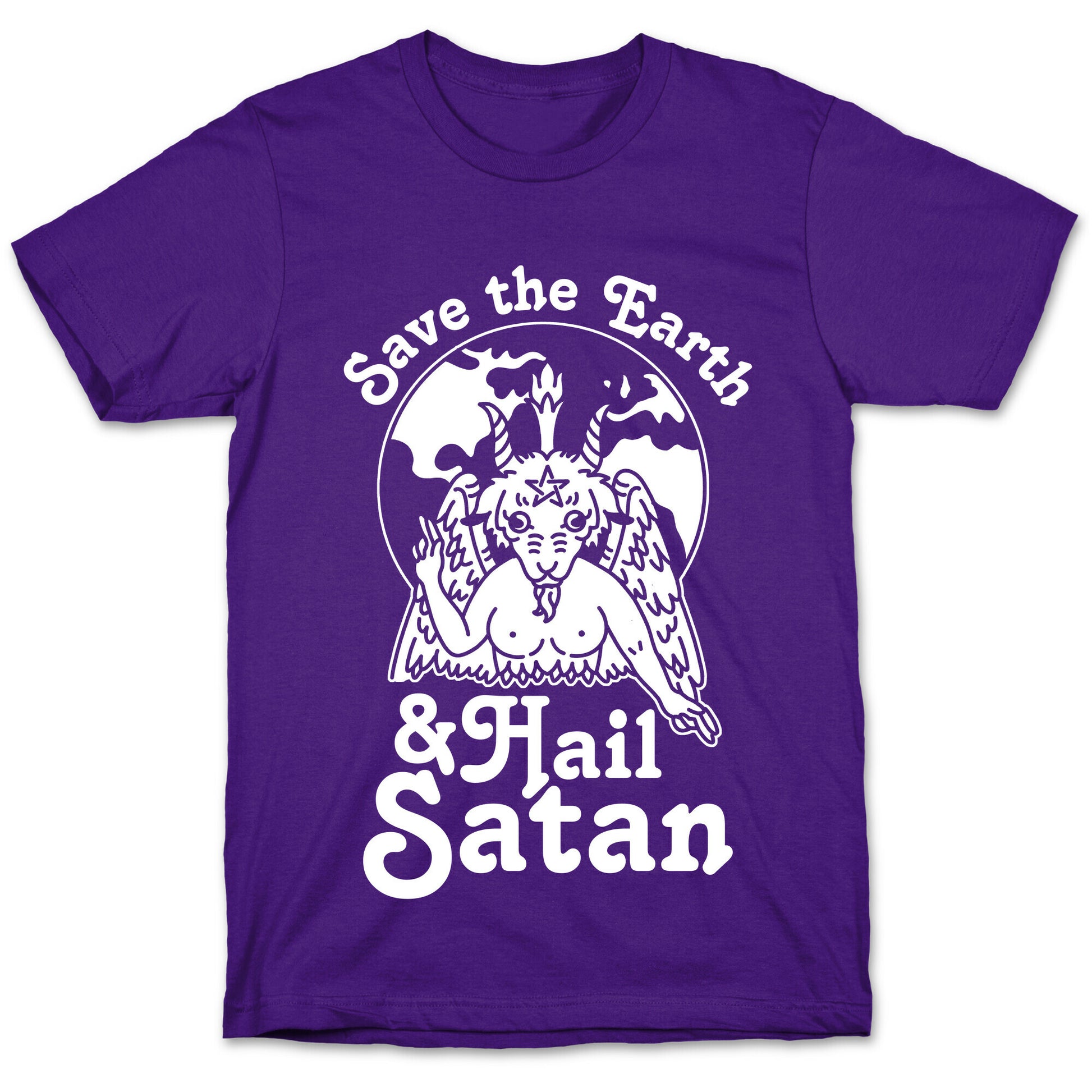 Save The Earth & Hail Satan T-Shirt