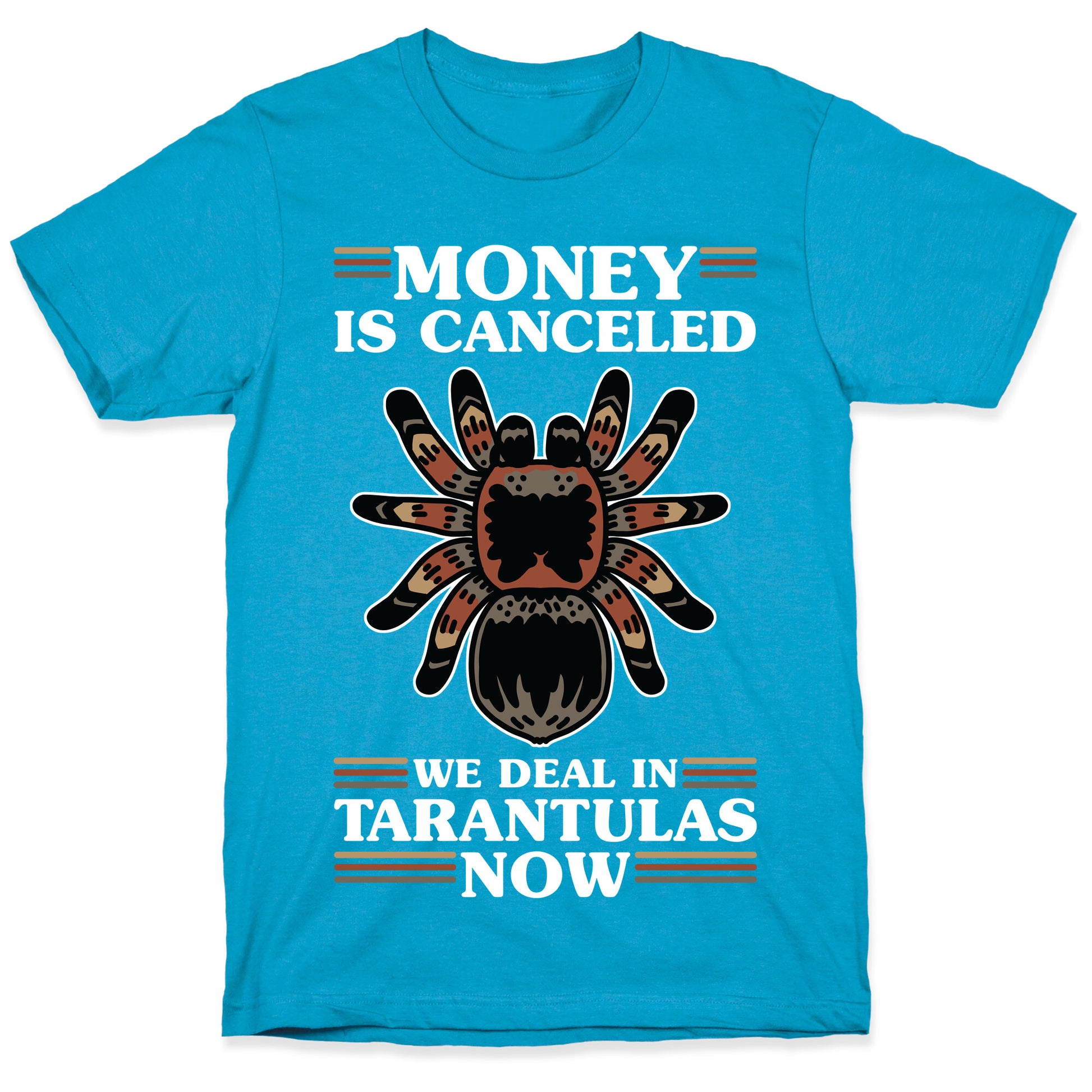 Money is Canceled We Deal in Tarantulas Now Unisex Triblend Tee
