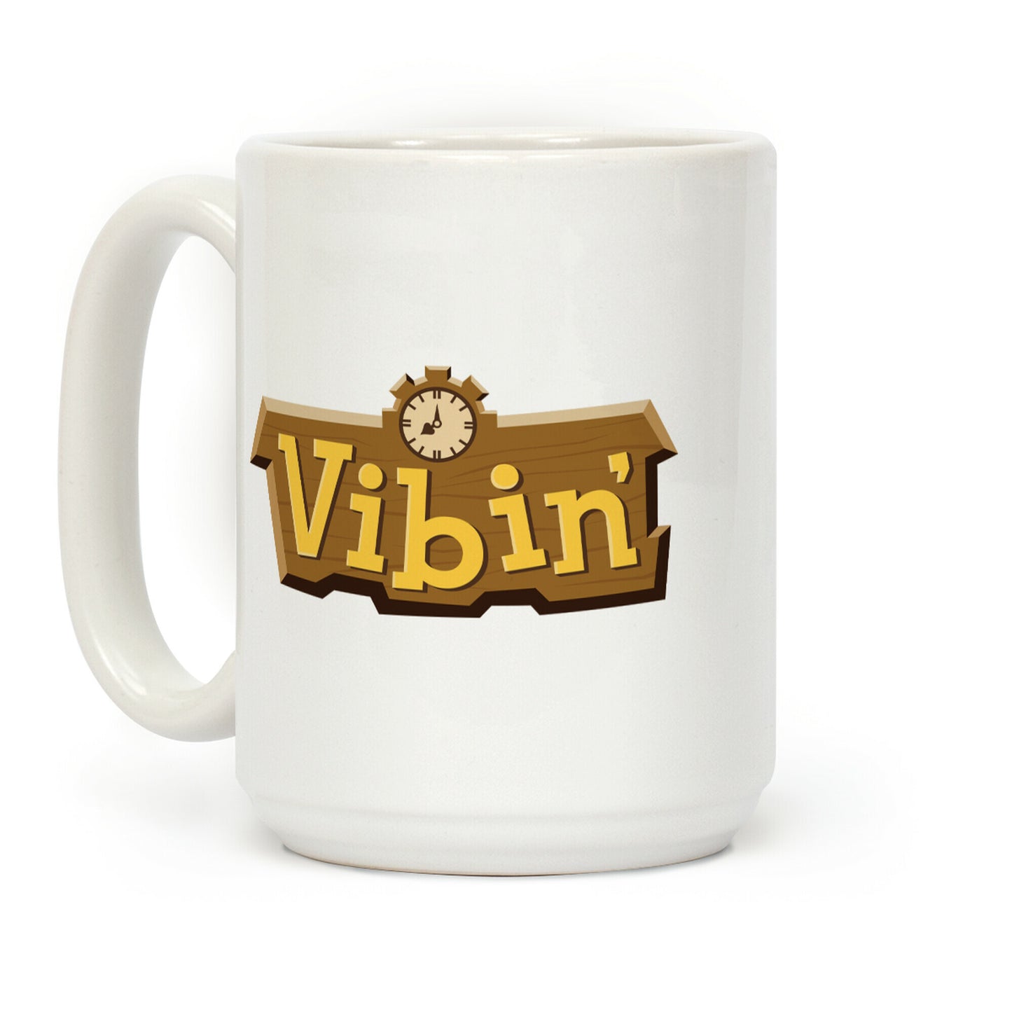 Vibin' Animal Crossing Parody Coffee Mug