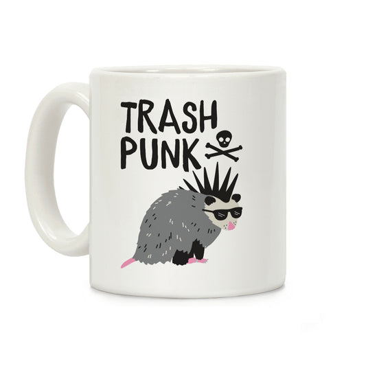 Trash Punk Possum Coffee Mug