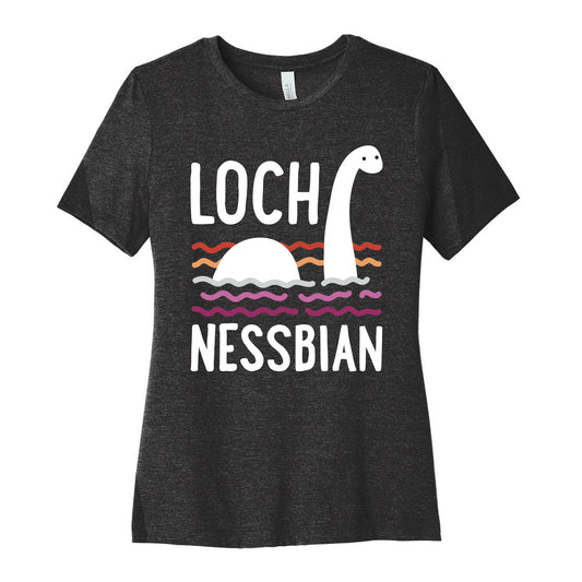 Loch Nessbian Lesbian Women's Cotton Tee