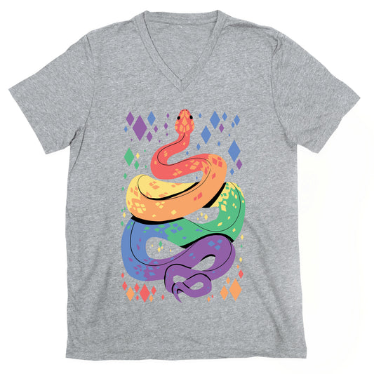 Pride Snakes: Gay V-Neck