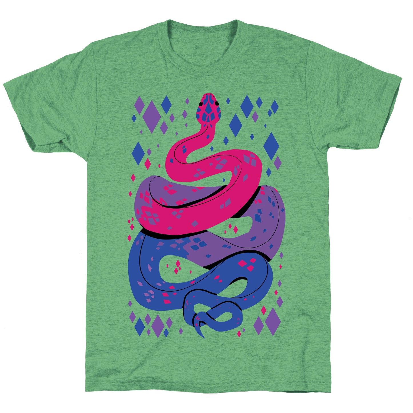 Pride Snakes: bi Unisex Triblend Tee