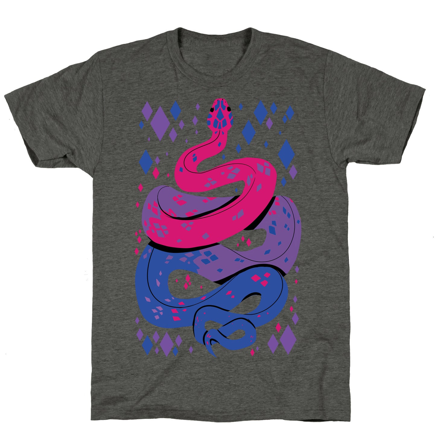 Pride Snakes: bi Unisex Triblend Tee