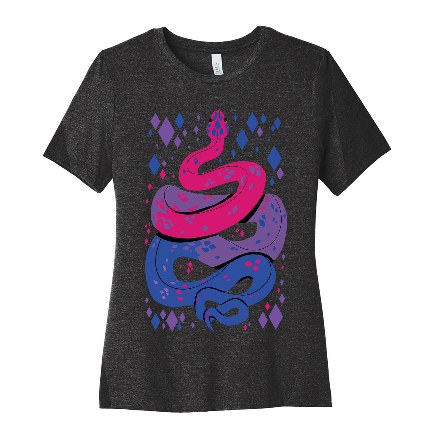Pride Snakes: bi Women's Cotton Tee