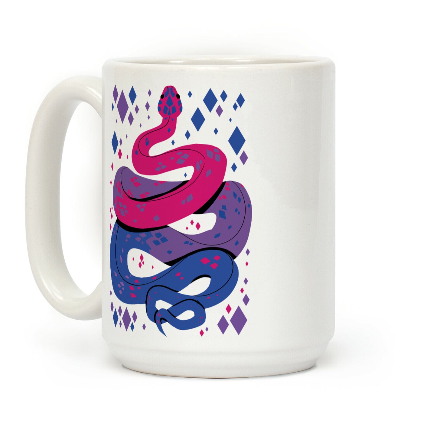 Pride Snakes: bi Coffee Mug