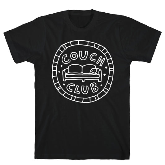 Couch Club Membership Badge T-Shirt