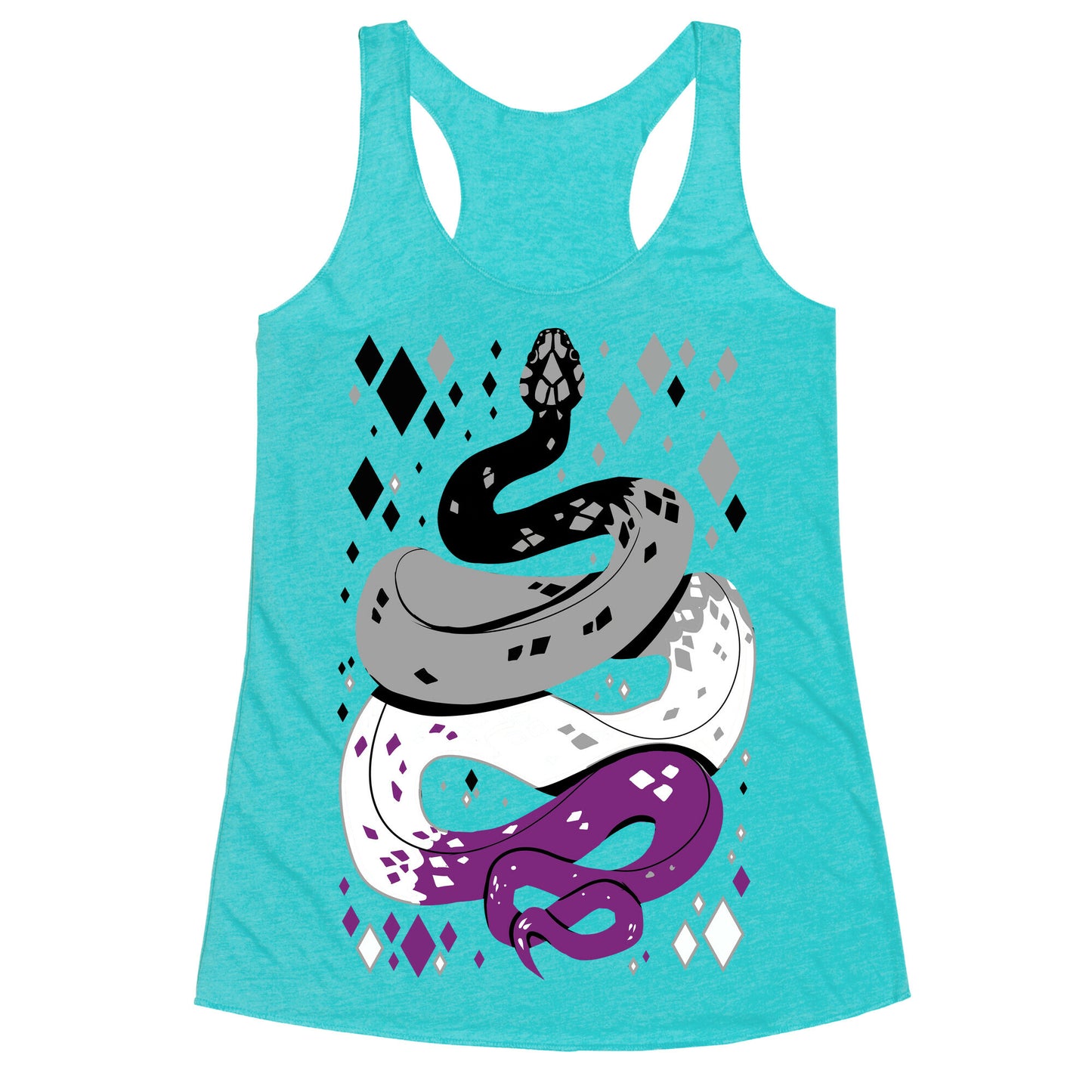 Pride Snakes: Ace Racerback Tank